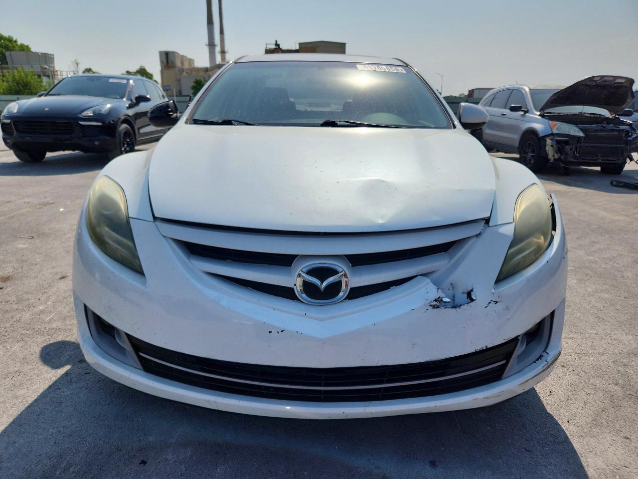 2011 Mazda 6 S White vin: 1YVHZ8CB4B5M15701