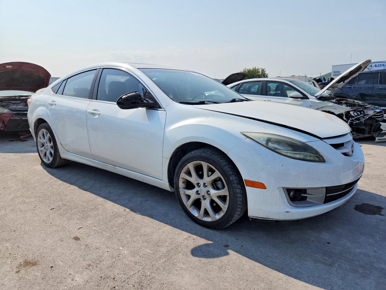 2011 Mazda 6 S White vin: 1YVHZ8CB4B5M15701