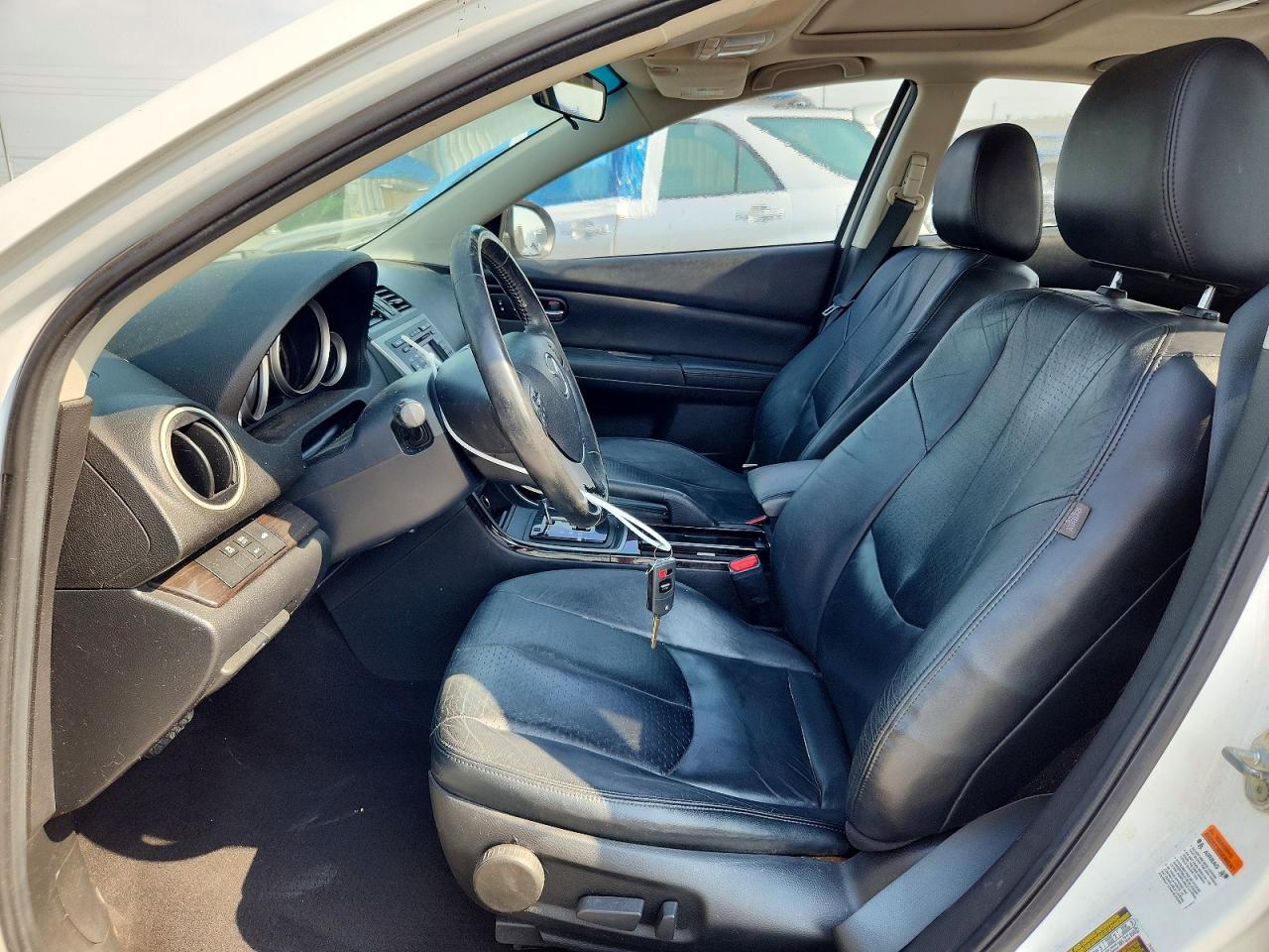 2011 Mazda 6 S White vin: 1YVHZ8CB4B5M15701