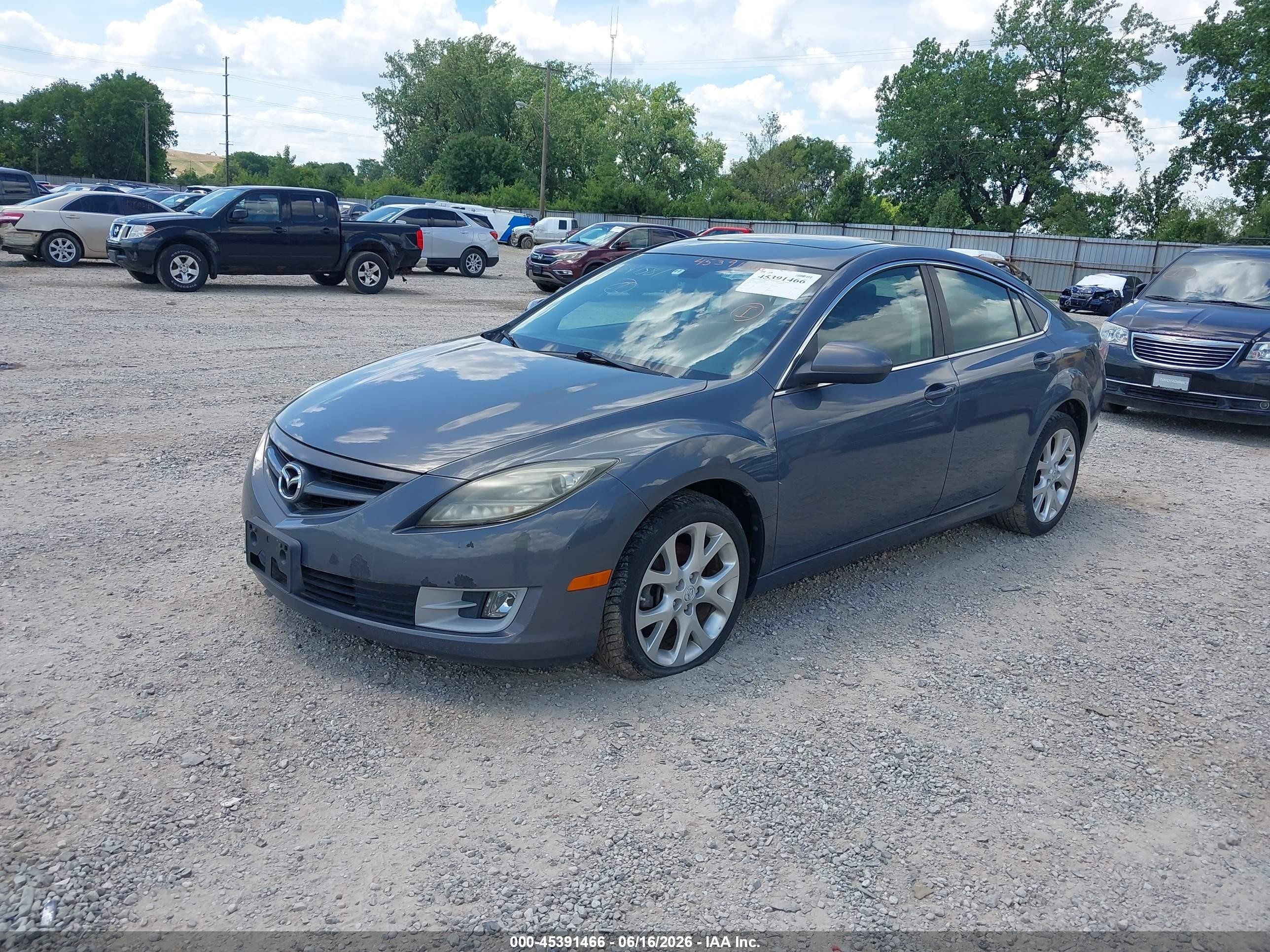 2010 Mazda Mazda6 S Grand Touring Light Blue vin: 1YVHZ8CB7A5M00740
