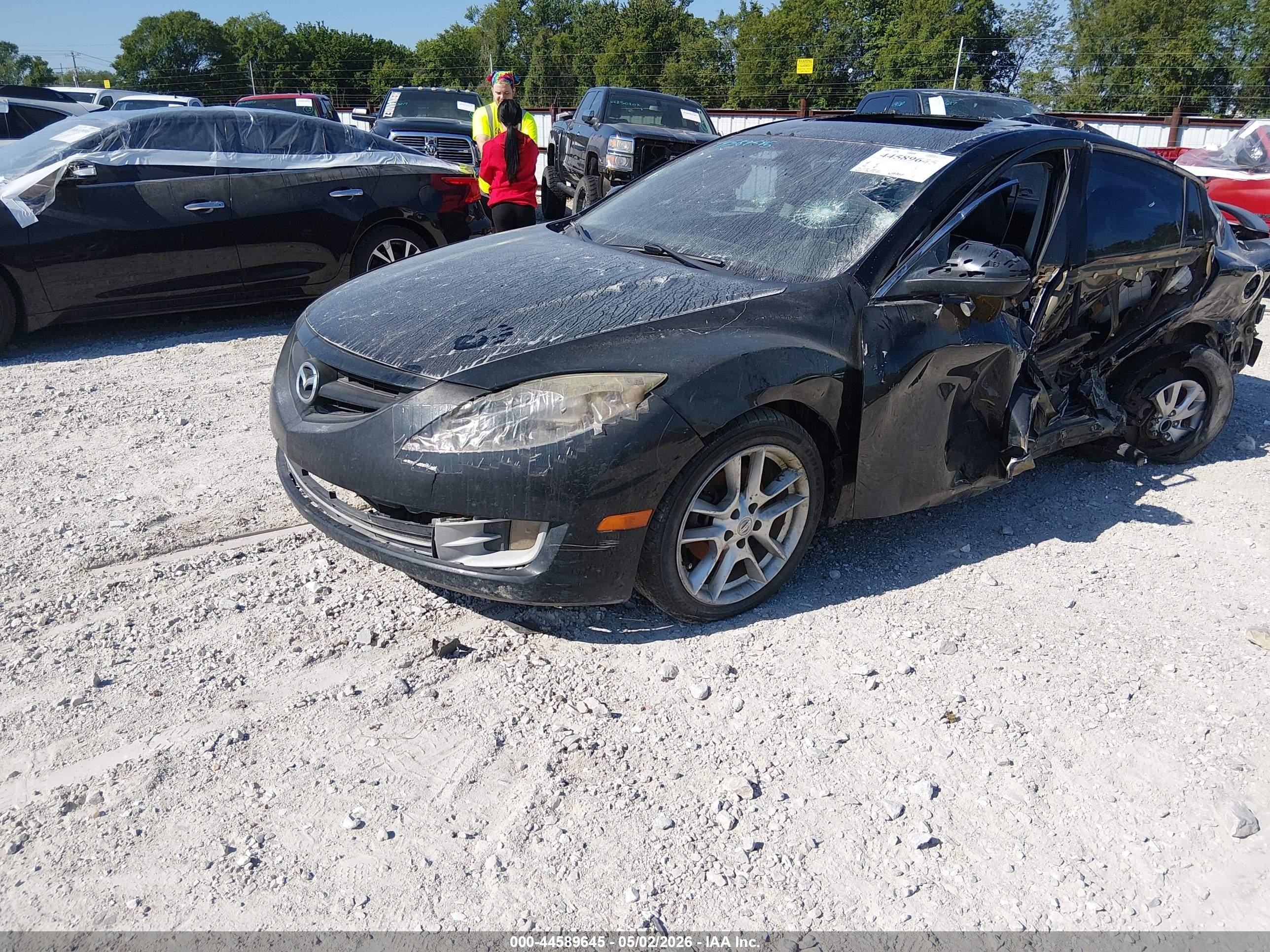 2010 Mazda Mazda6 S Grand Touring Black vin: 1YVHZ8CB7A5M32958