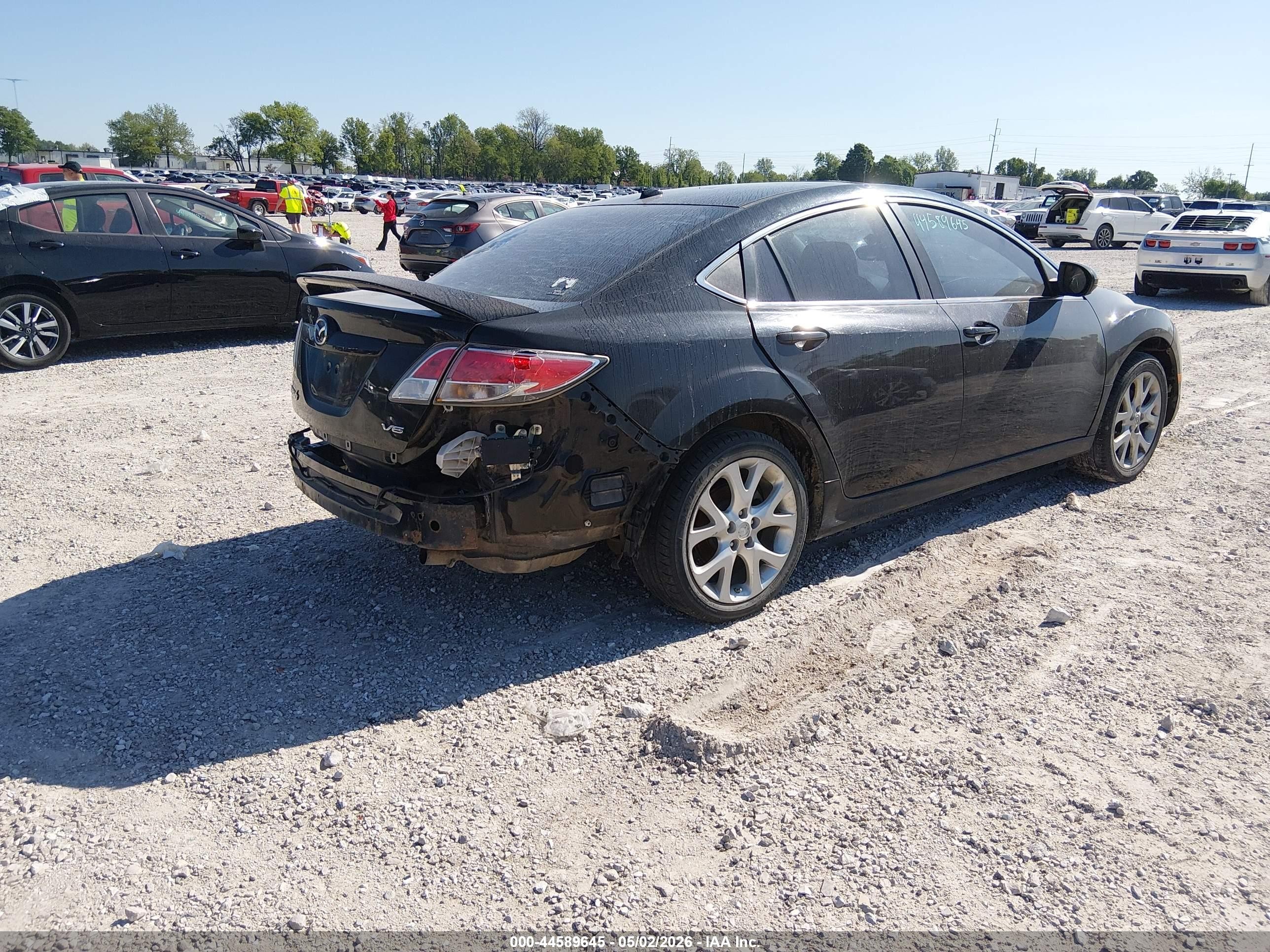 2010 Mazda Mazda6 S Grand Touring Black vin: 1YVHZ8CB7A5M32958