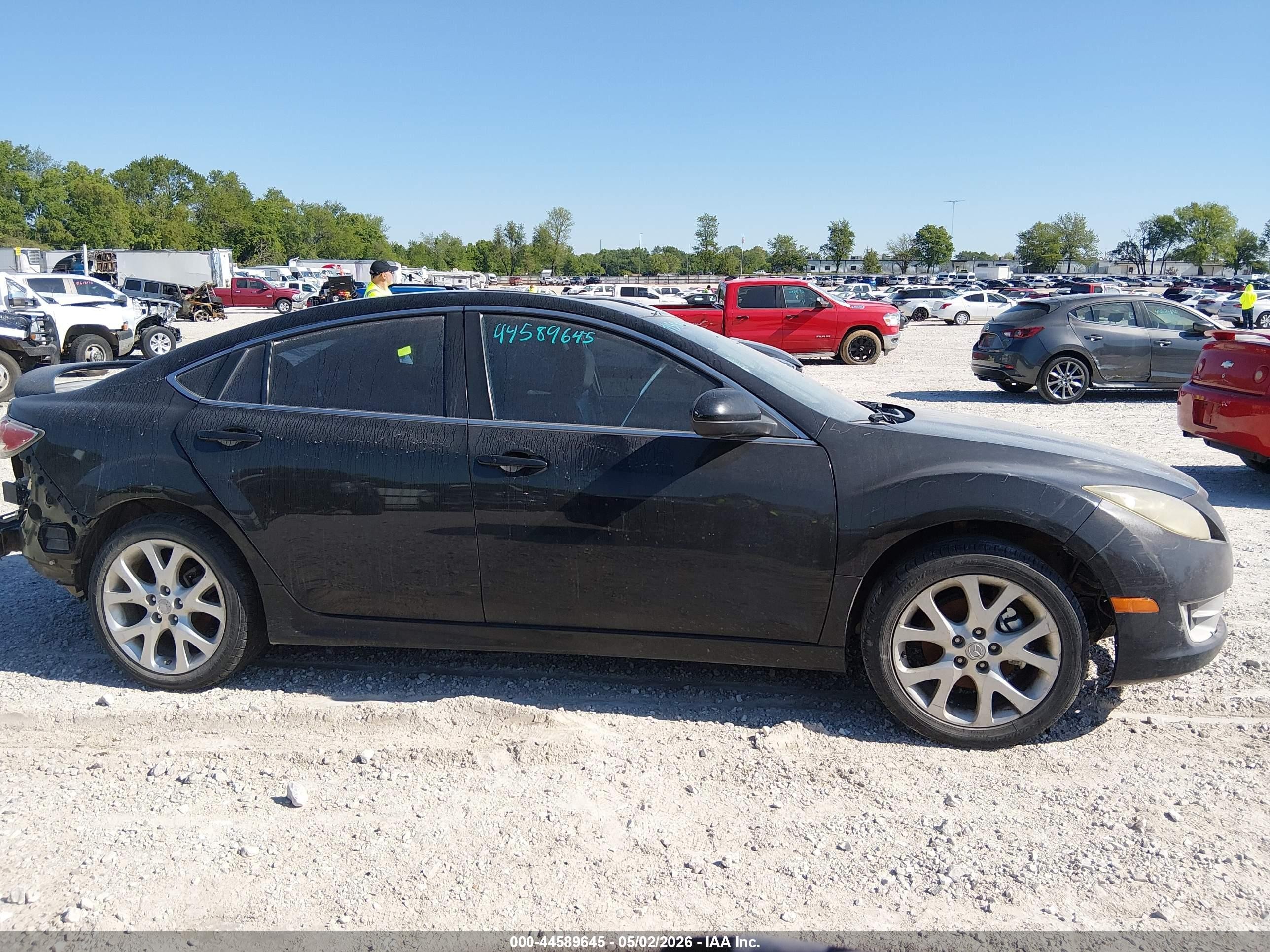 2010 Mazda Mazda6 S Grand Touring Black vin: 1YVHZ8CB7A5M32958