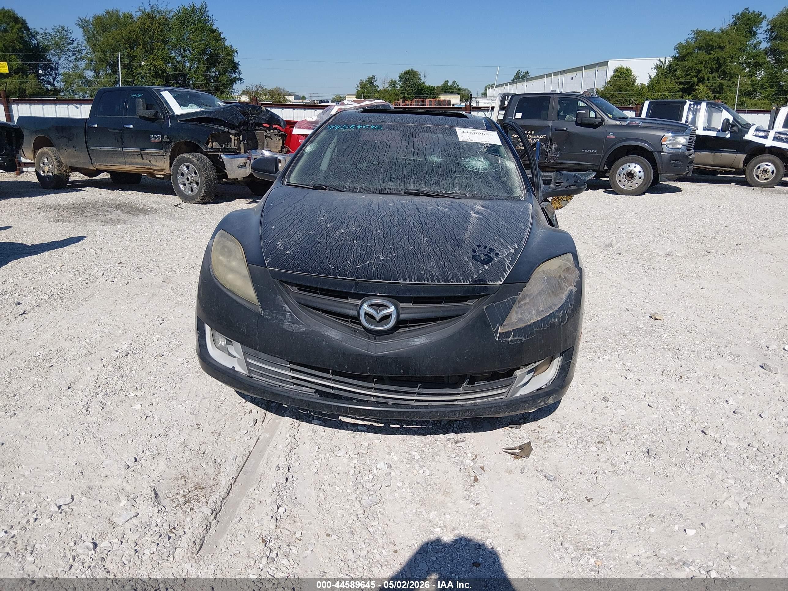 2010 Mazda Mazda6 S Grand Touring Black vin: 1YVHZ8CB7A5M32958