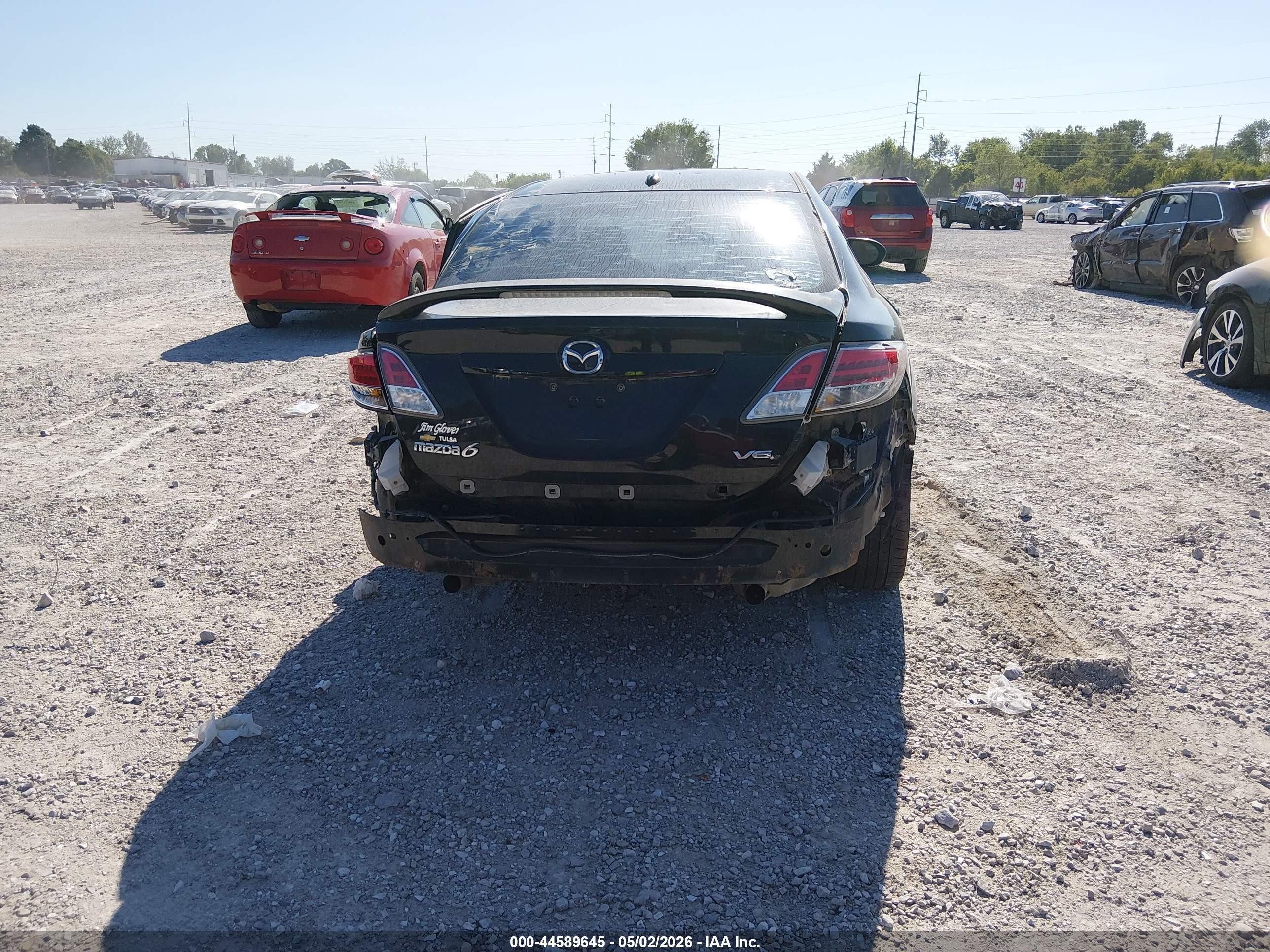 2010 Mazda Mazda6 S Grand Touring Black vin: 1YVHZ8CB7A5M32958