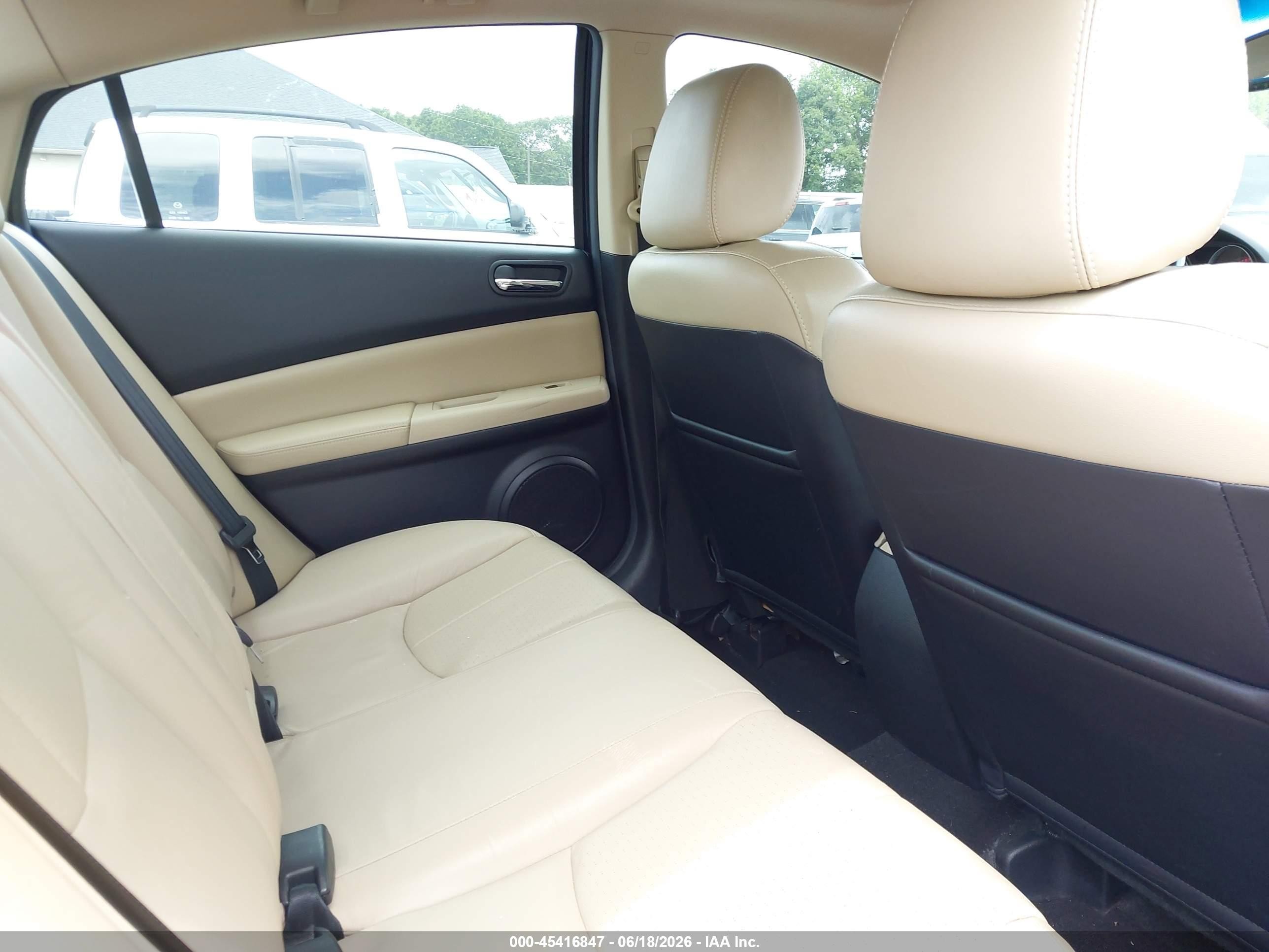 2012 Mazda Mazda6 S Grand Touring Black vin: 1YVHZ8CB8C5M01818