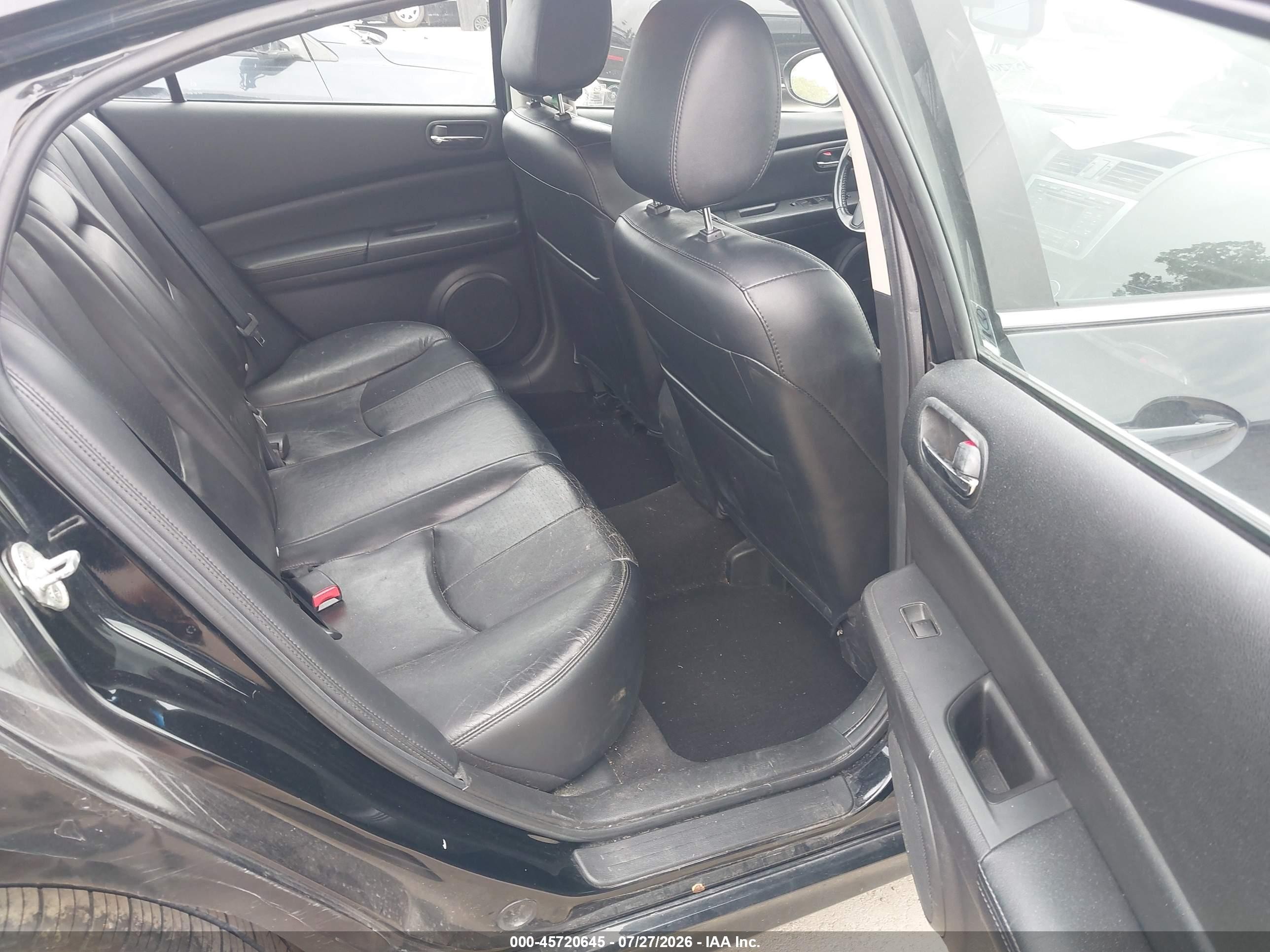 2012 Mazda Mazda6   Black vin: 1YVHZ8CB9C5M01794