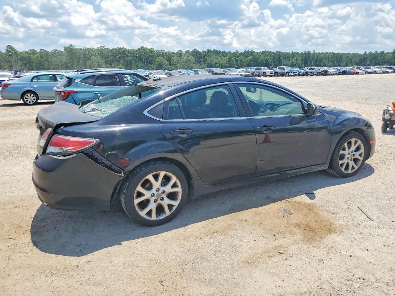 2010 Mazda 6 S Black vin: 1YVHZ8CBXA5M15586