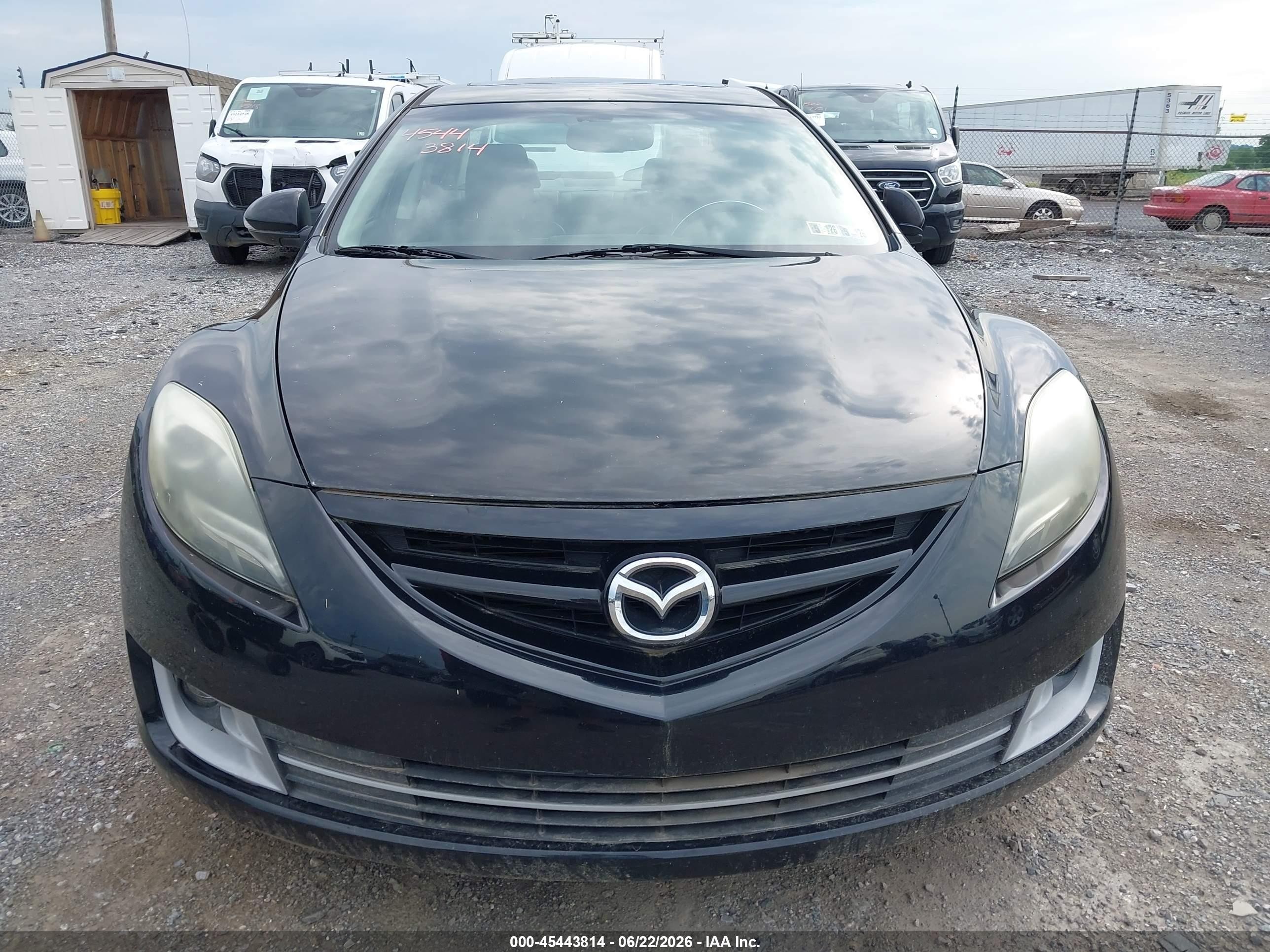 2012 Mazda Mazda6 S Grand Touring Black vin: 1YVHZ8CBXC5M25635