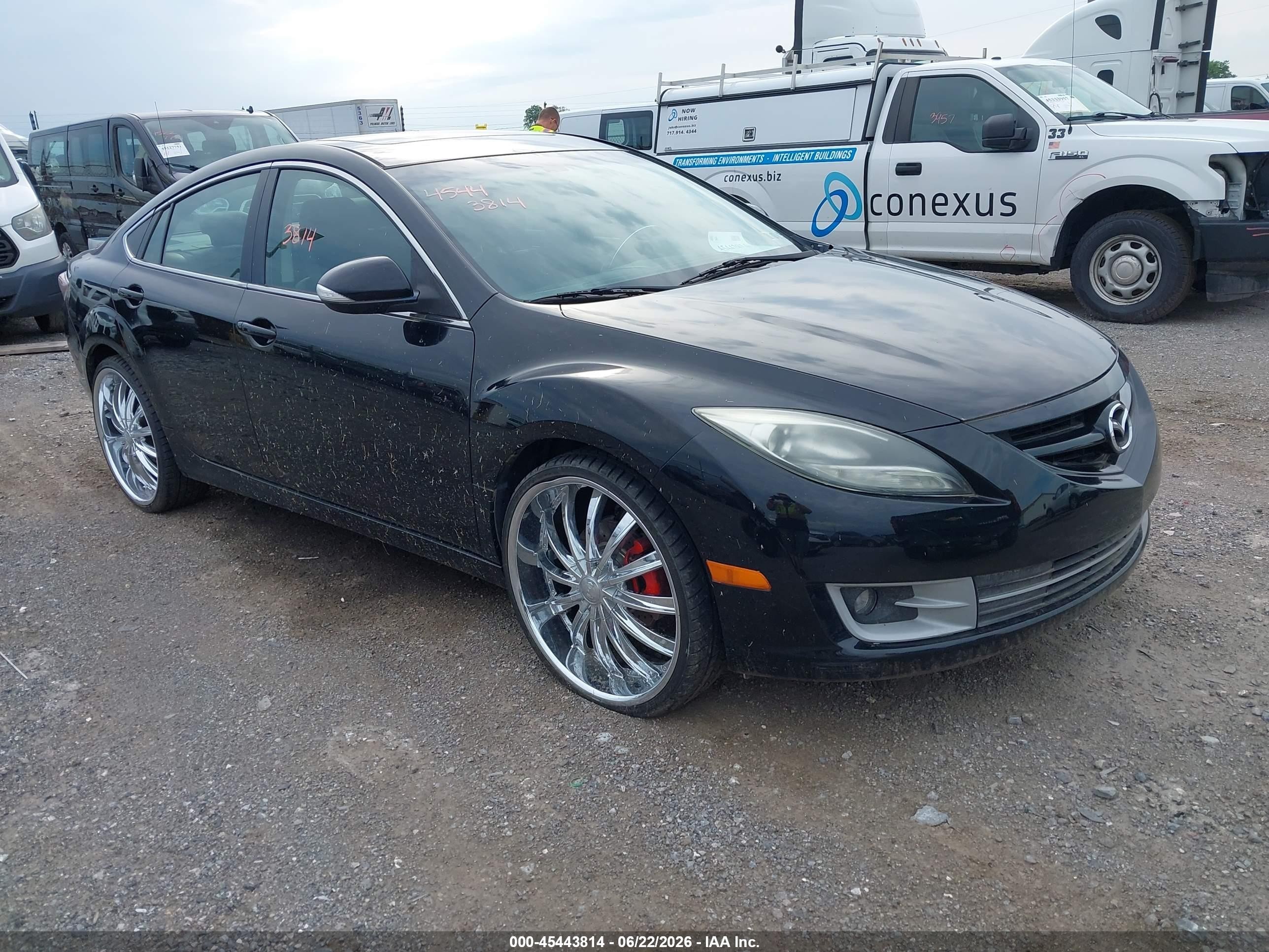 2012 Mazda Mazda6 S Grand Touring Black vin: 1YVHZ8CBXC5M25635