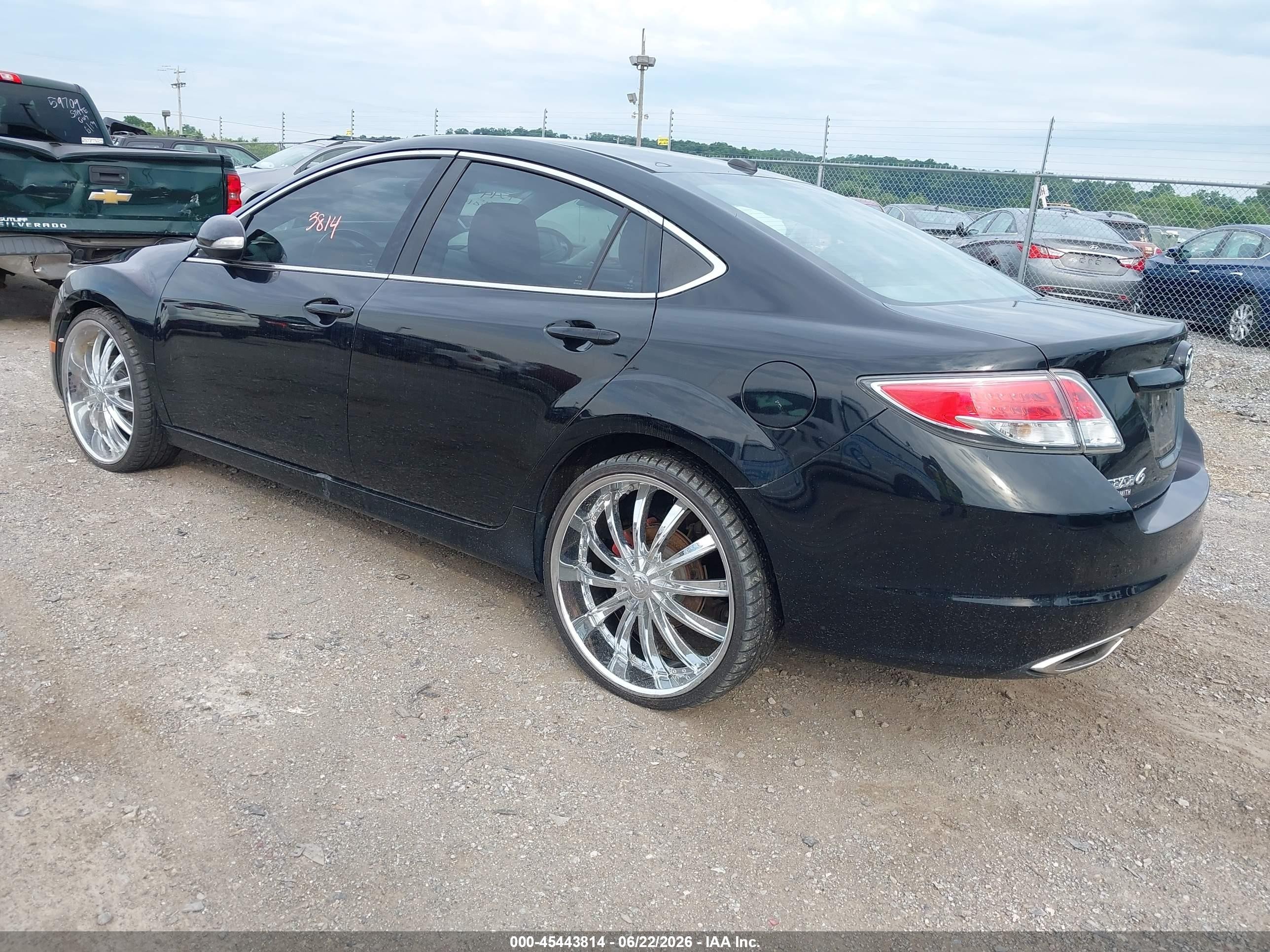 2012 Mazda Mazda6 S Grand Touring Black vin: 1YVHZ8CBXC5M25635