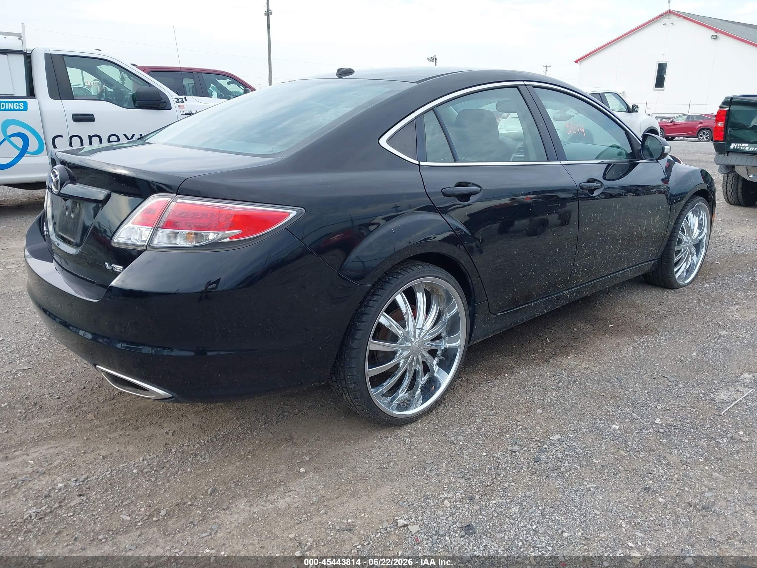 2012 Mazda Mazda6 S Grand Touring Black vin: 1YVHZ8CBXC5M25635