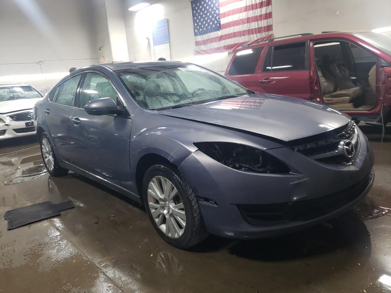 2010 Mazda 6 I Серый vin: 1YVHZ8CH0A5M17352
