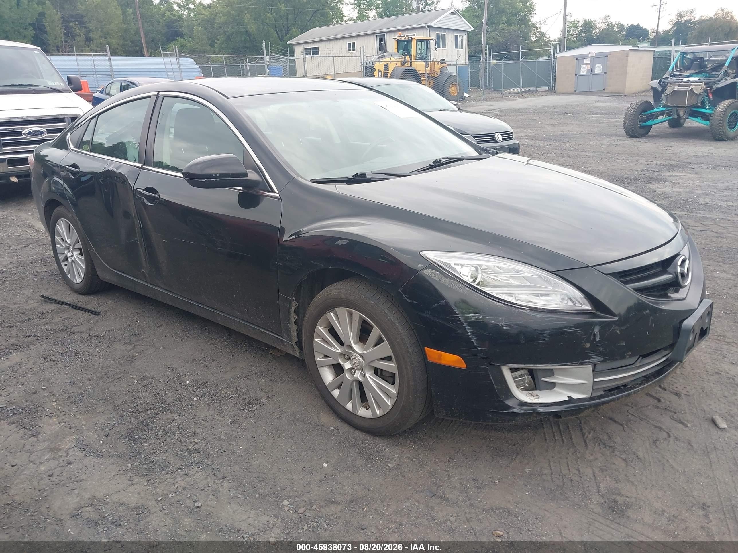 2010 Mazda Mazda6 I Touring Black vin: 1YVHZ8CH0A5M28111