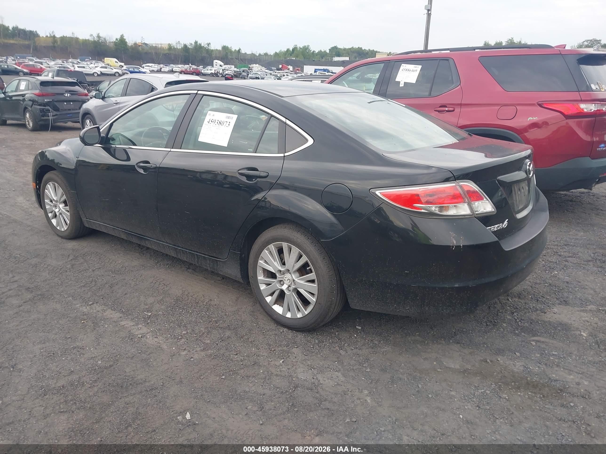 2010 Mazda Mazda6 I Touring Black vin: 1YVHZ8CH0A5M28111