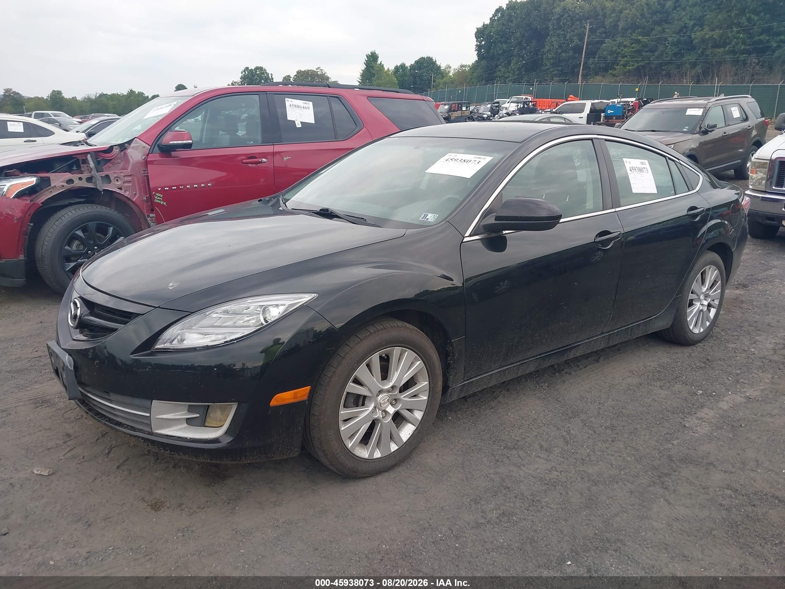 2010 Mazda Mazda6 I Touring Black vin: 1YVHZ8CH0A5M28111
