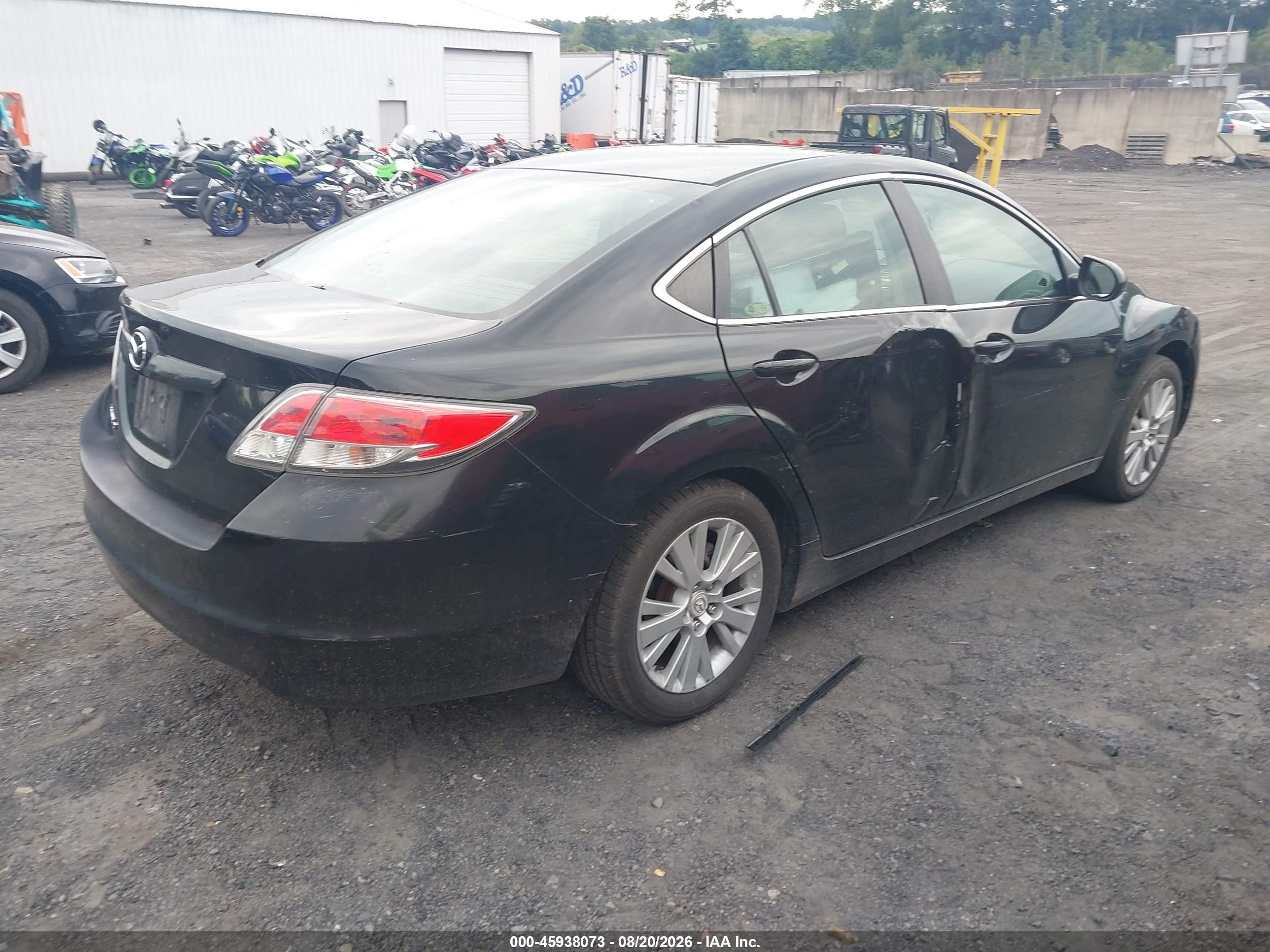 2010 Mazda Mazda6 I Touring Black vin: 1YVHZ8CH0A5M28111