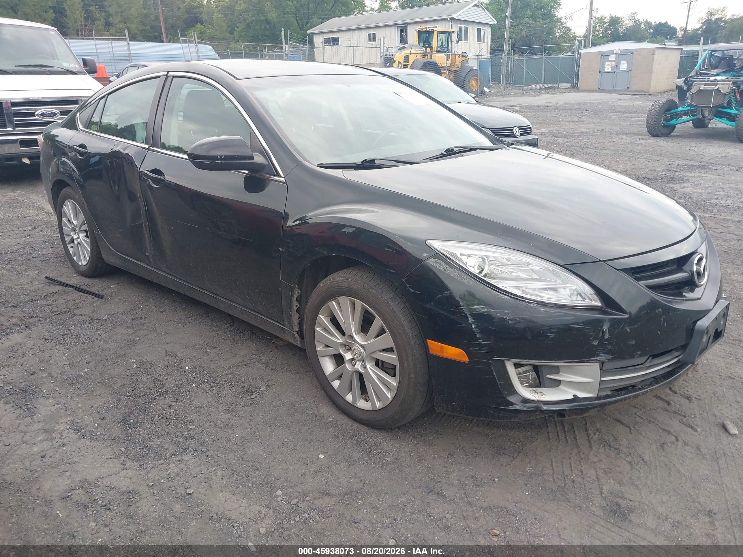 2010 Mazda Mazda6 I Touring Black vin: 1YVHZ8CH0A5M28111