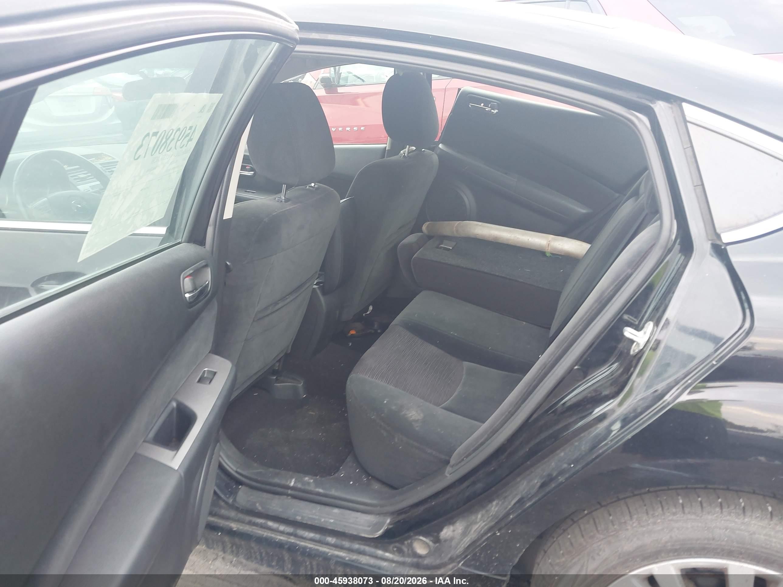 2010 Mazda Mazda6 I Touring Black vin: 1YVHZ8CH0A5M28111
