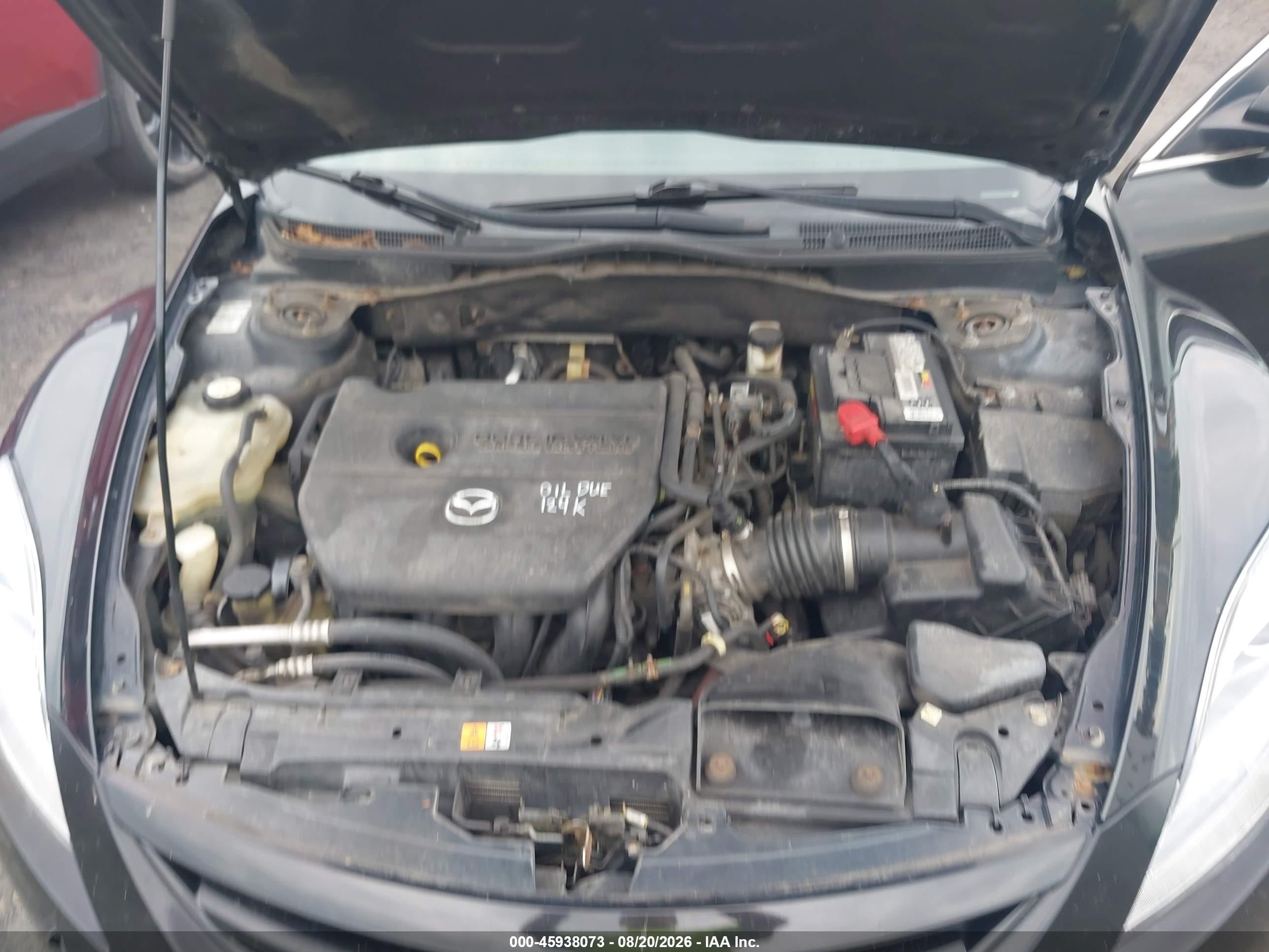 2010 Mazda Mazda6 I Touring Black vin: 1YVHZ8CH0A5M28111