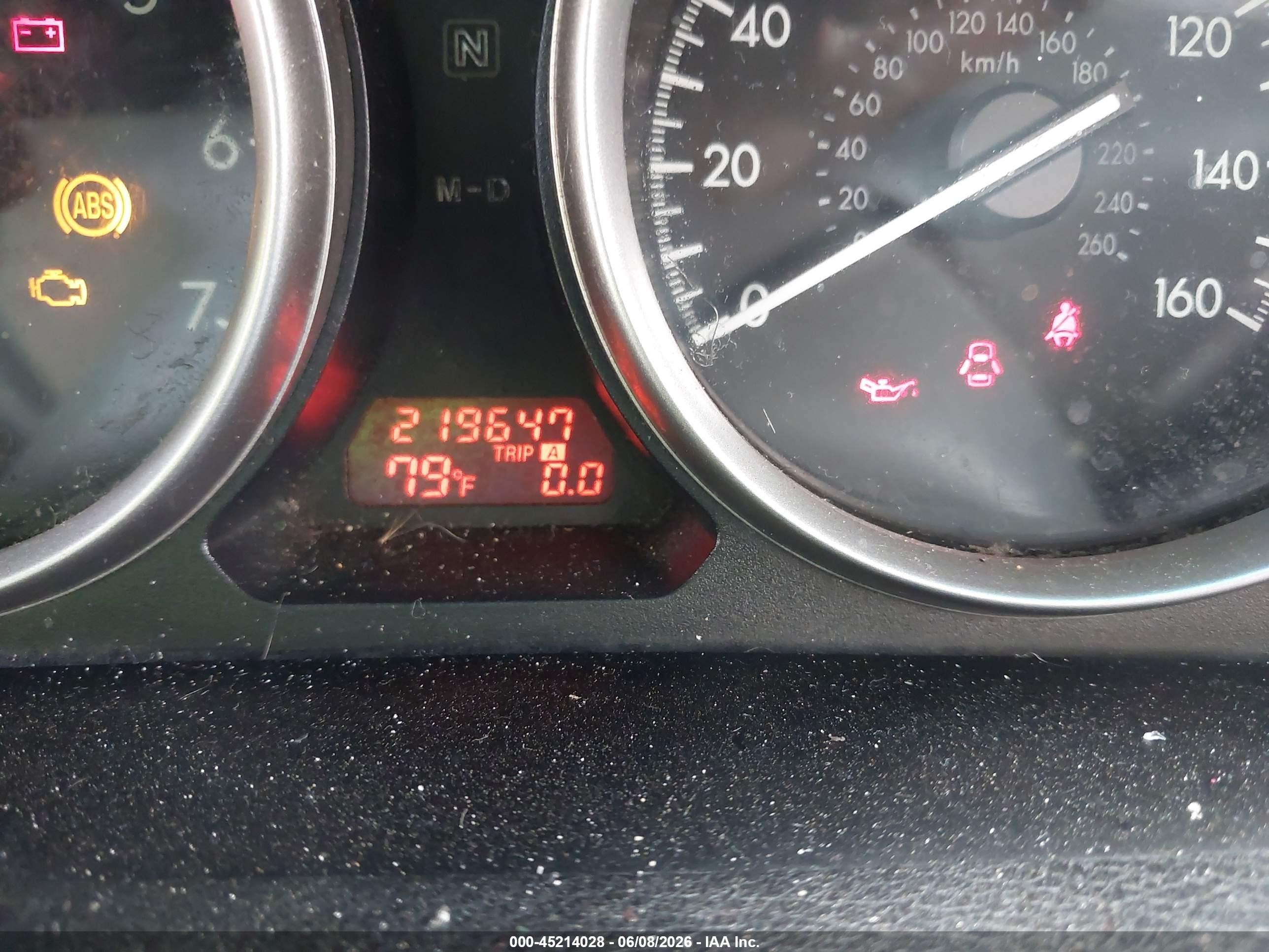 2010 Mazda Mazda6 I Touring Black vin: 1YVHZ8CH0A5M28187
