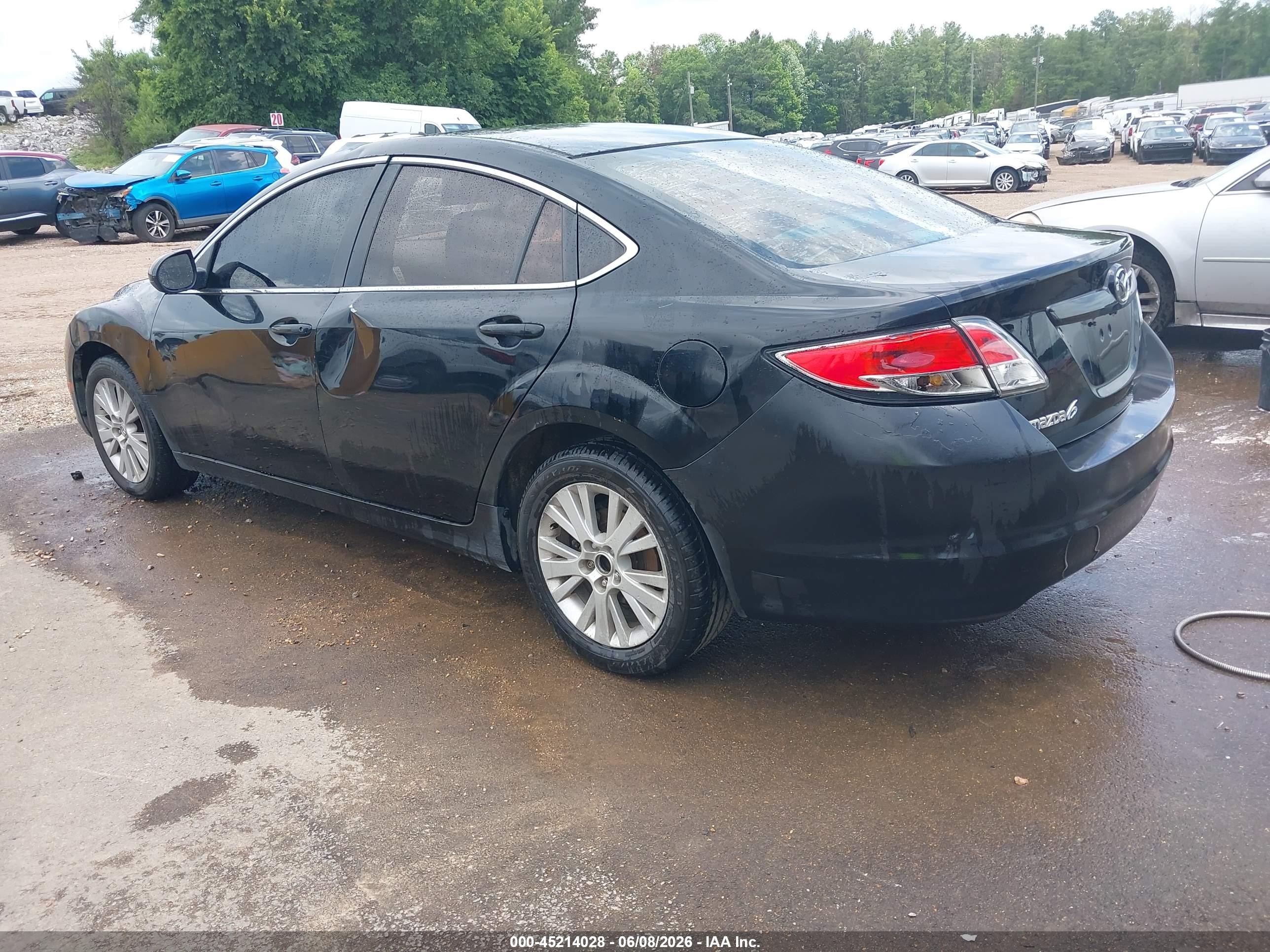 2010 Mazda Mazda6 I Touring Black vin: 1YVHZ8CH0A5M28187