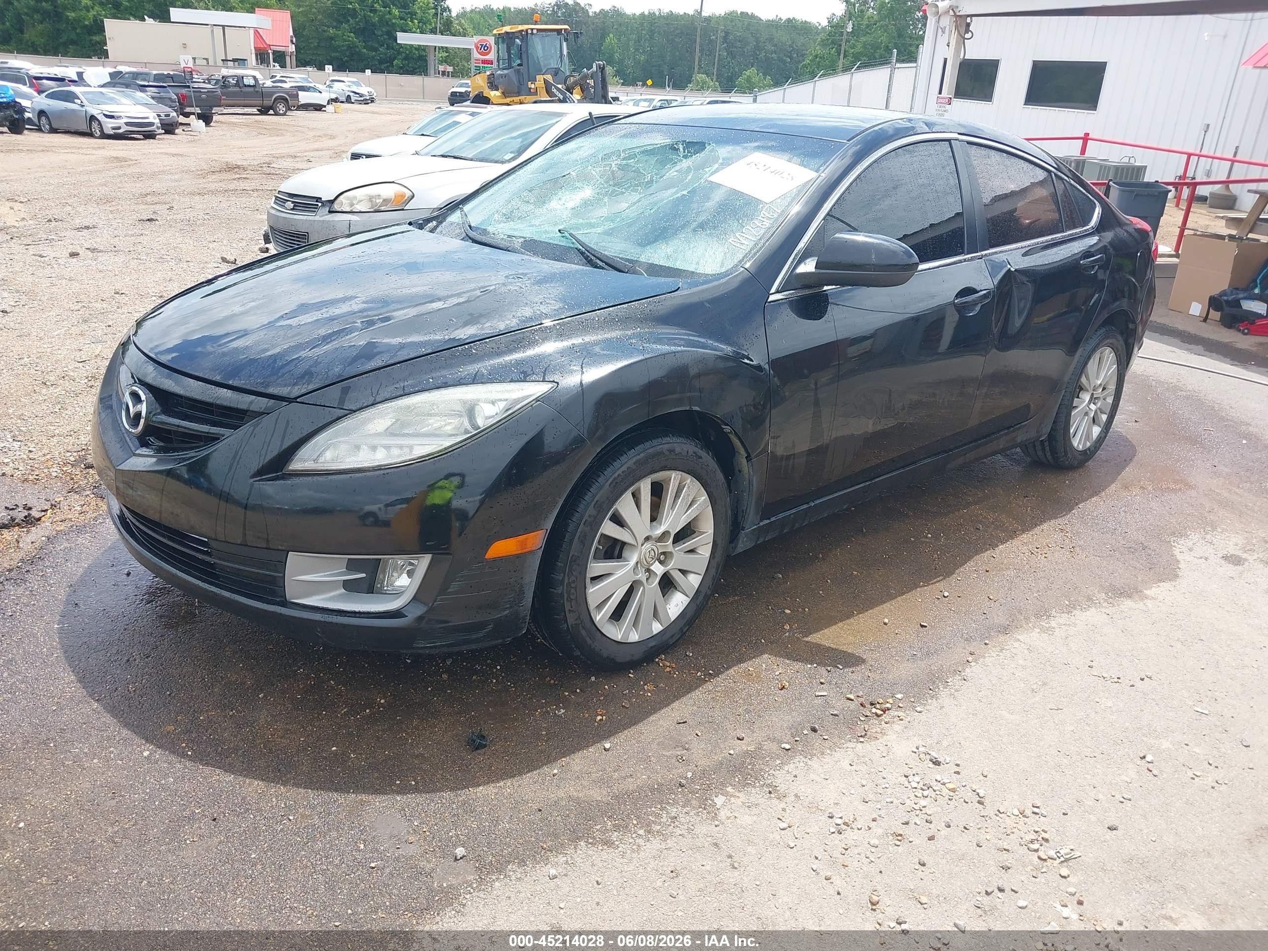 2010 Mazda Mazda6 I Touring Black vin: 1YVHZ8CH0A5M28187