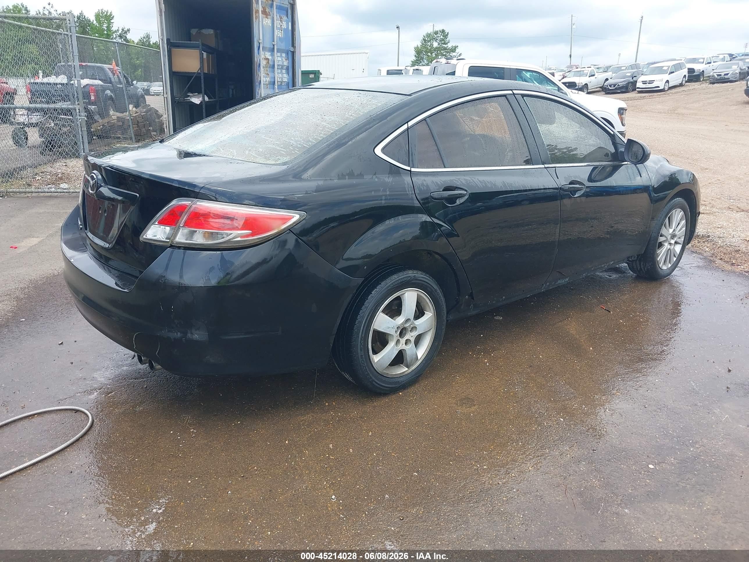 2010 Mazda Mazda6 I Touring Black vin: 1YVHZ8CH0A5M28187