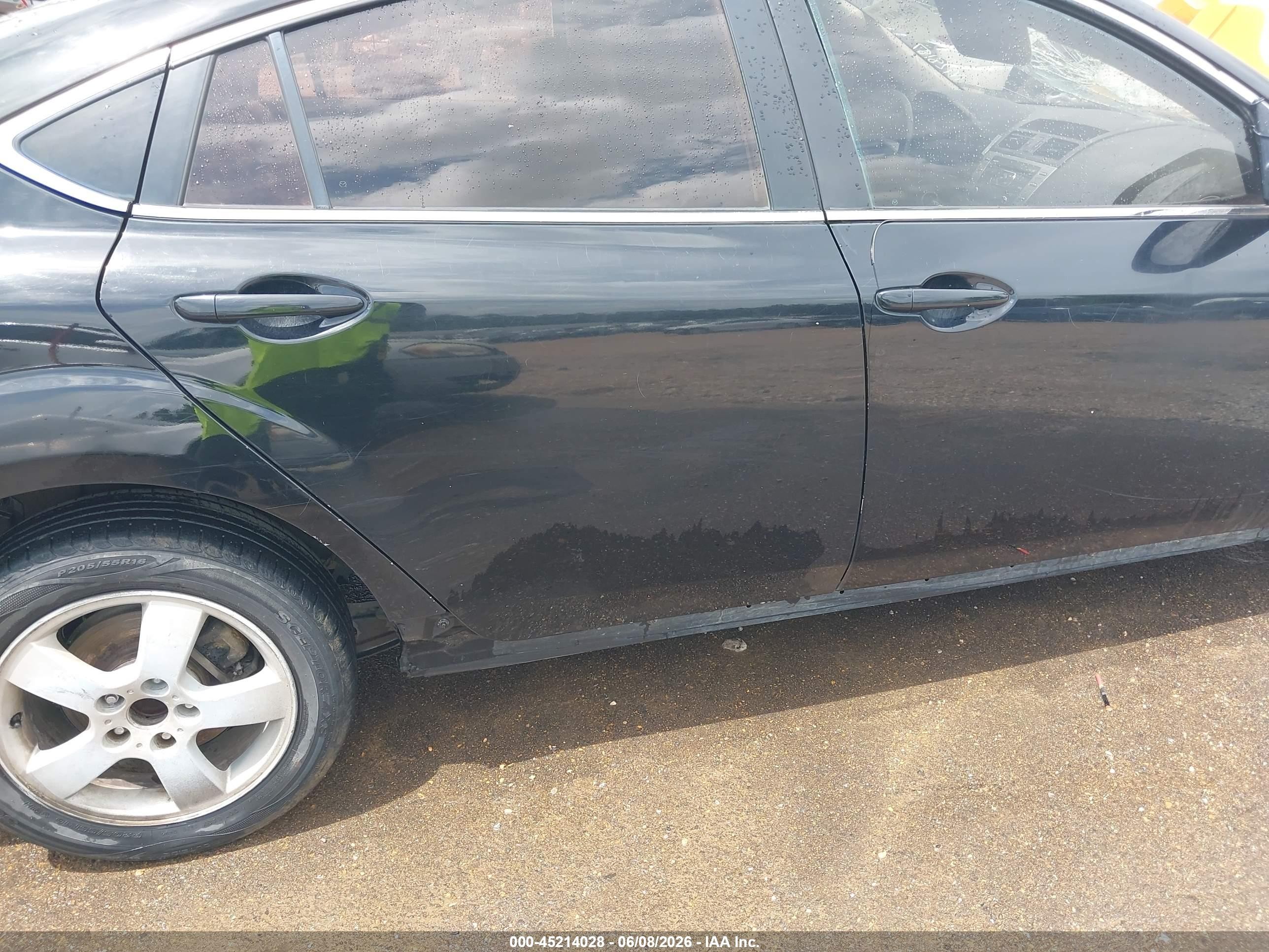 2010 Mazda Mazda6 I Touring Black vin: 1YVHZ8CH0A5M28187