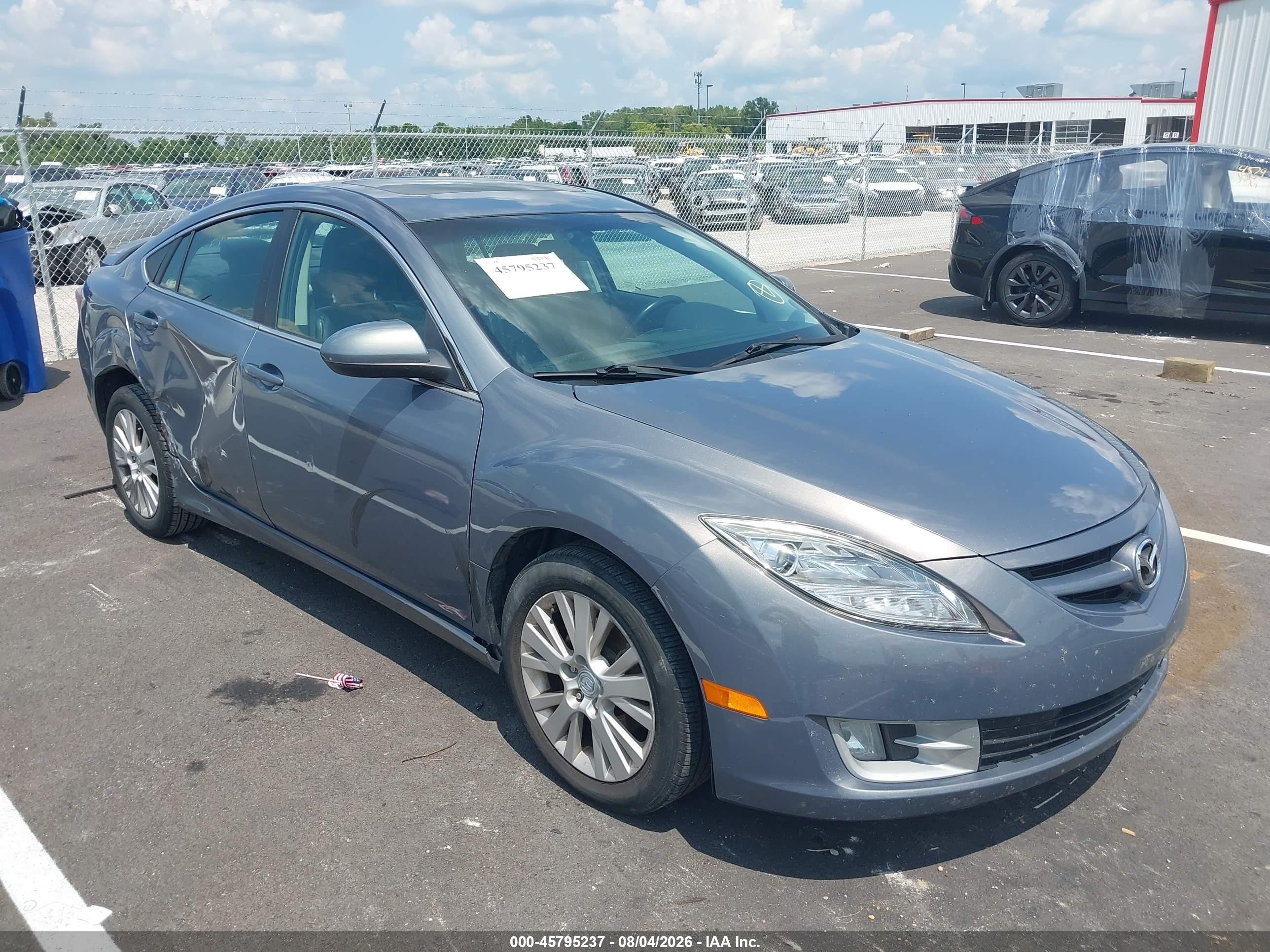 2010 Mazda Mazda6 I Grand Touring Gray vin: 1YVHZ8CH0A5M36189