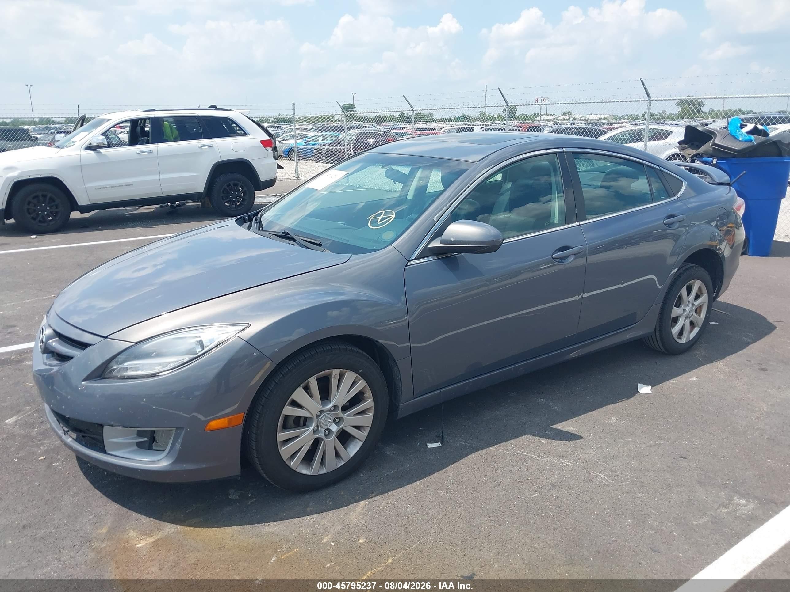 2010 Mazda Mazda6 I Grand Touring Gray vin: 1YVHZ8CH0A5M36189