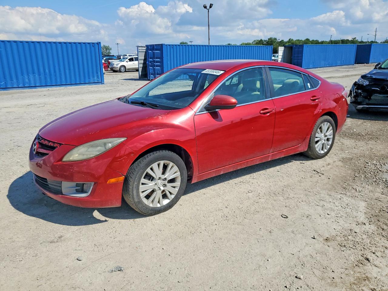 2010 Mazda 6 I Красный vin: 1YVHZ8CH0A5M44244