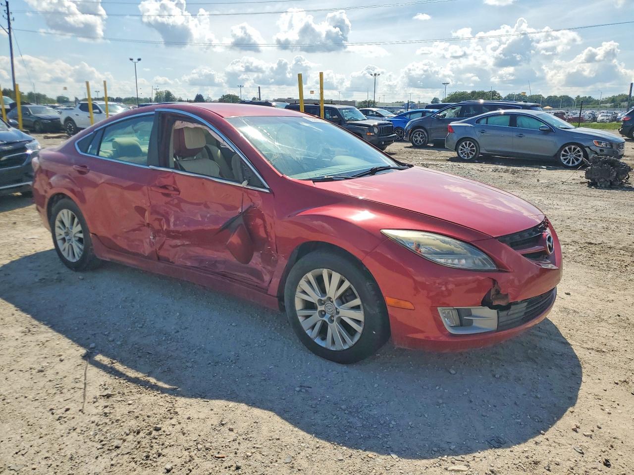 2010 Mazda 6 I Red vin: 1YVHZ8CH0A5M44244