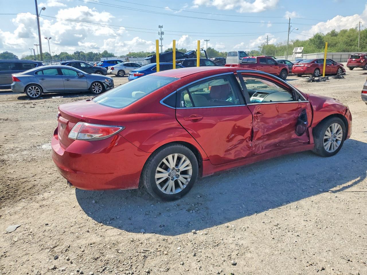 2010 Mazda 6 I Red vin: 1YVHZ8CH0A5M44244