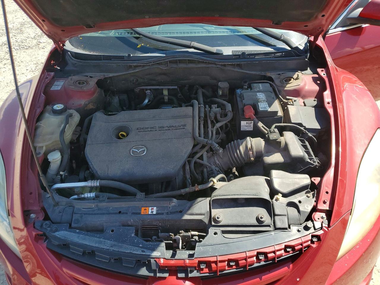 2010 Mazda 6 I Red vin: 1YVHZ8CH0A5M44244