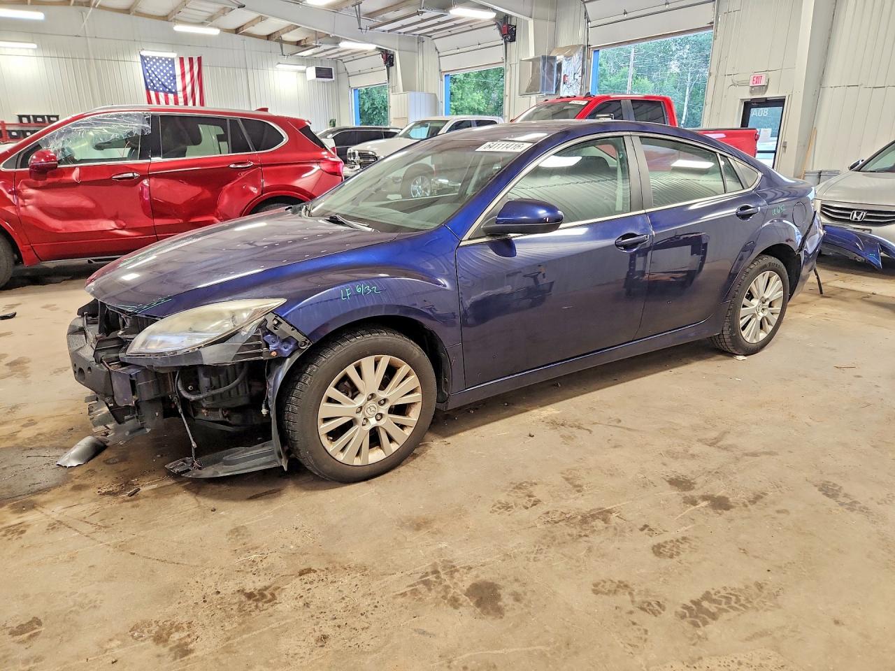 2010 Mazda 6 I Синий vin: 1YVHZ8CH0A5M48861