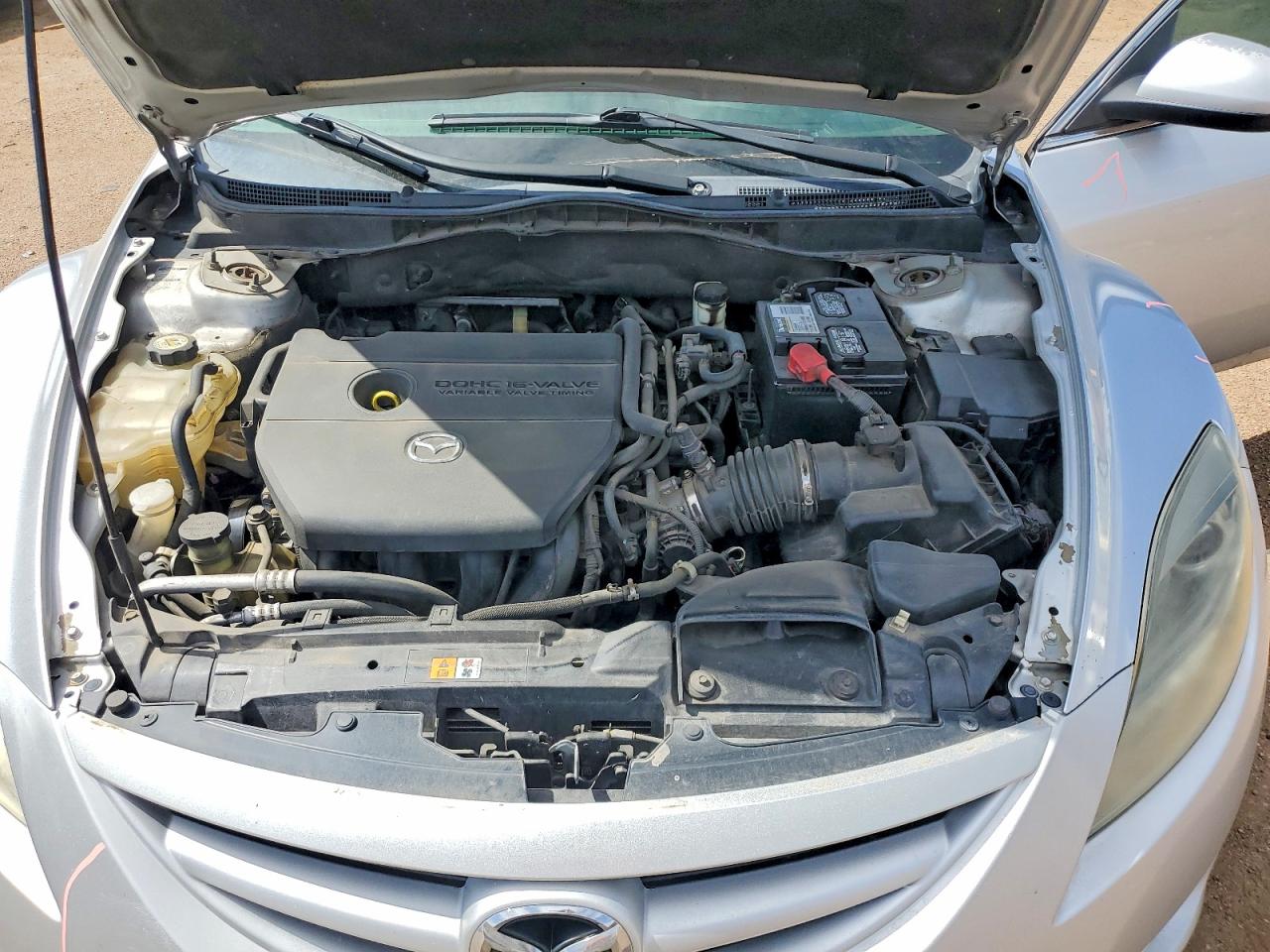 2010 Mazda 6 I Silver vin: 1YVHZ8CH0A5M51386