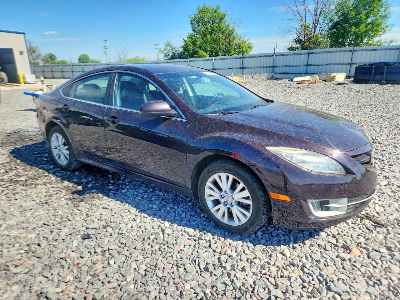 2010 Mazda 6 I Темно-бордовый vin: 1YVHZ8CH0A5M56331