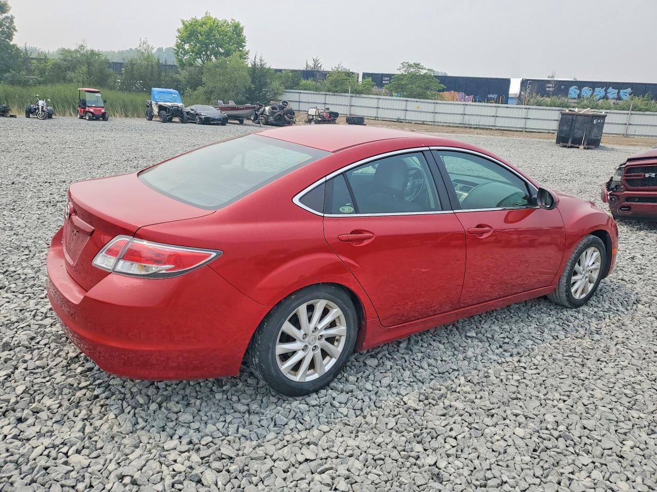 2011 Mazda 6 Темно-бордовый vin: 1YVHZ8CH0B5M14629