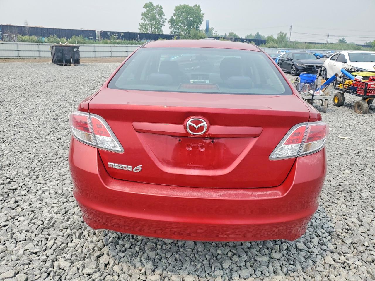 2011 Mazda 6 Темно-бордовый vin: 1YVHZ8CH0B5M14629