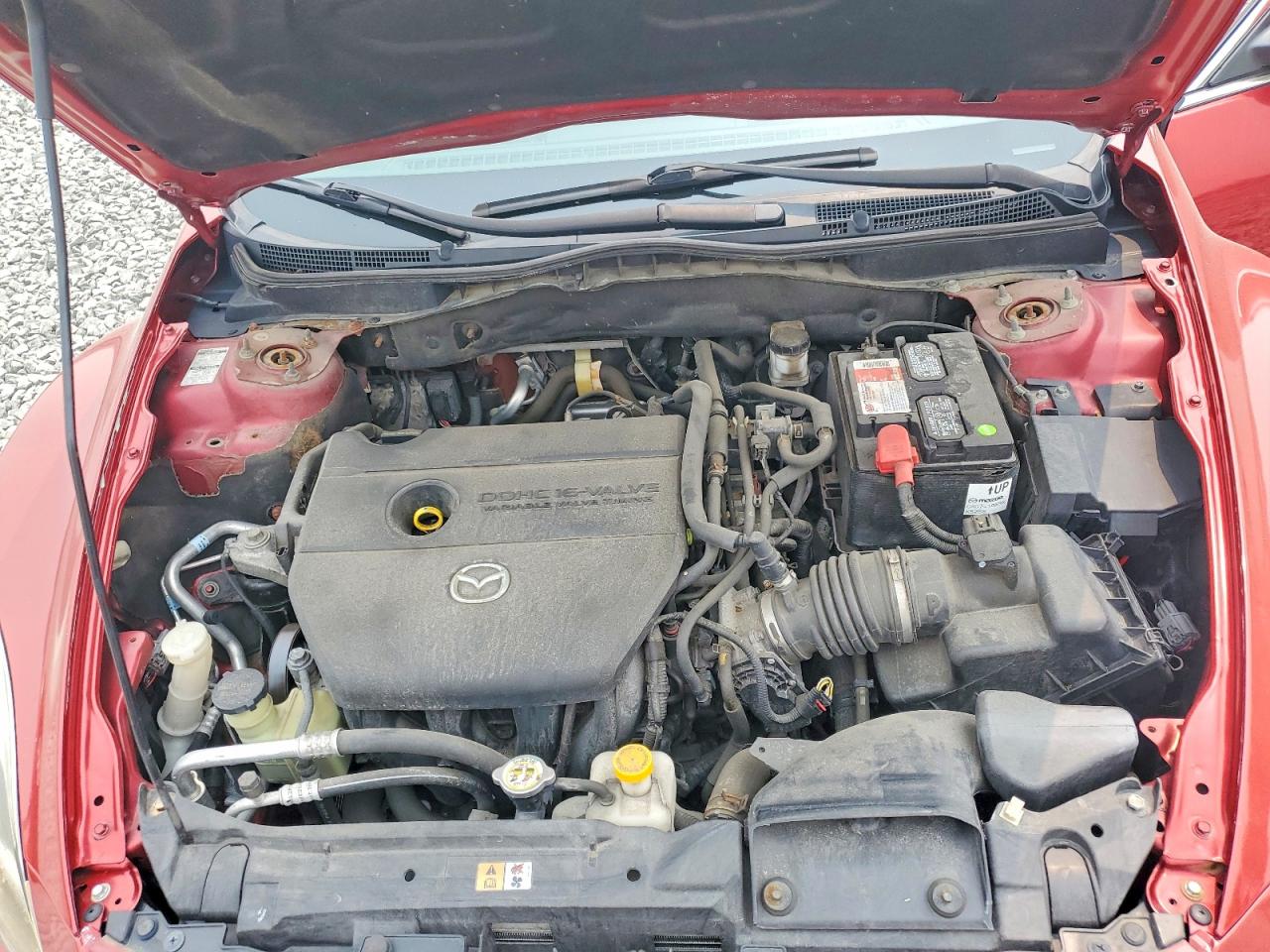 2011 Mazda 6 Темно-бордовый vin: 1YVHZ8CH0B5M14629