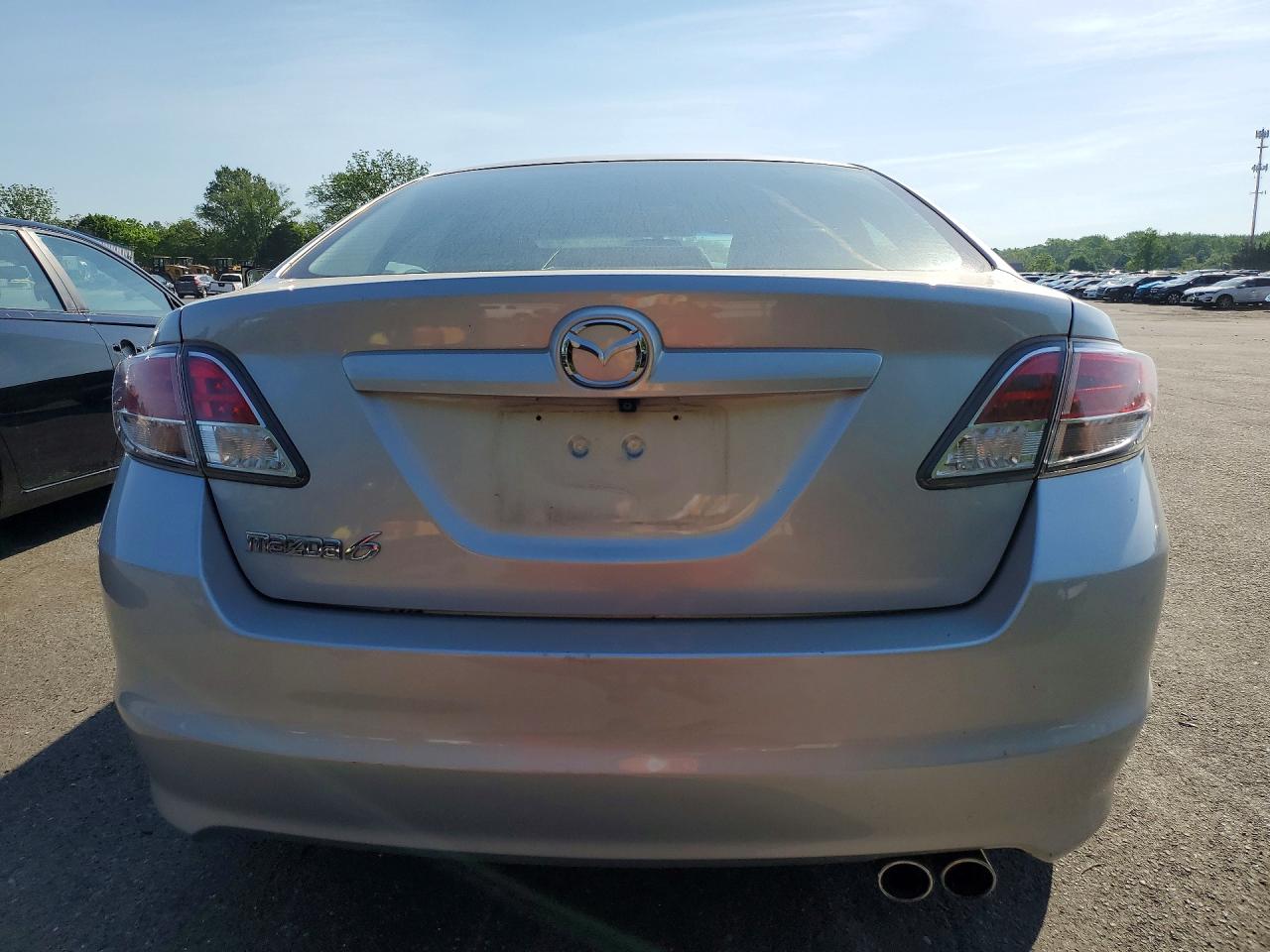 2013 Mazda 6 Grand Touring Silver vin: 1YVHZ8CH0D5M09577