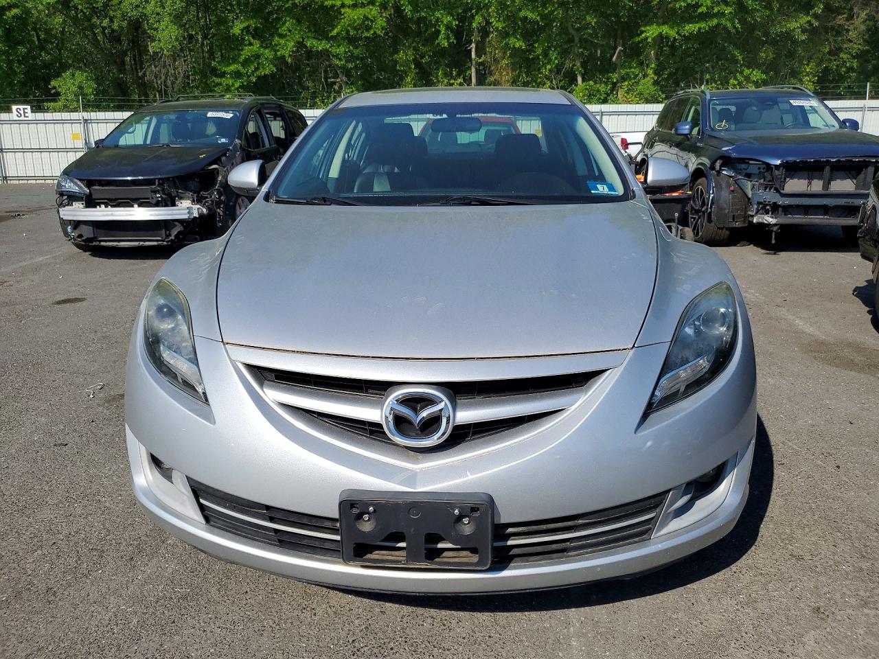 2013 Mazda 6 Grand Touring Silver vin: 1YVHZ8CH0D5M09577