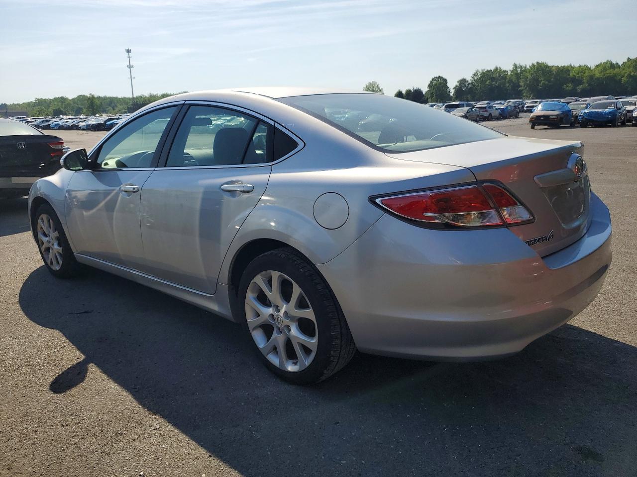 2013 Mazda 6 Grand Touring Silver vin: 1YVHZ8CH0D5M09577