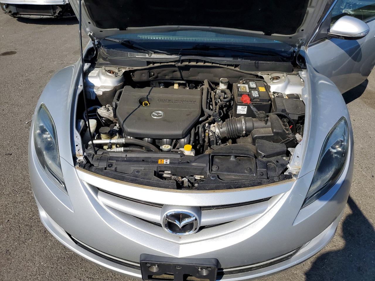 2013 Mazda 6 Grand Touring Silver vin: 1YVHZ8CH0D5M09577