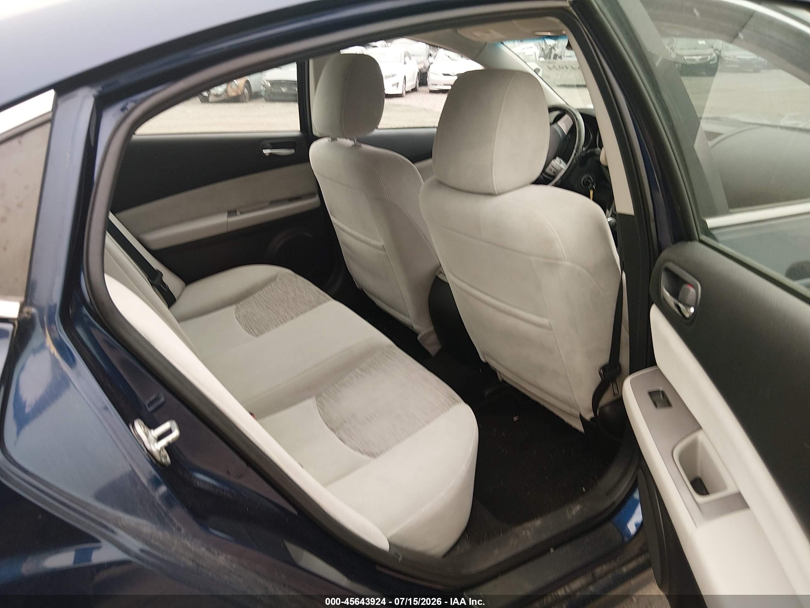 2010 Mazda Mazda6 I Touring Plus Blue vin: 1YVHZ8CH1A5M06828