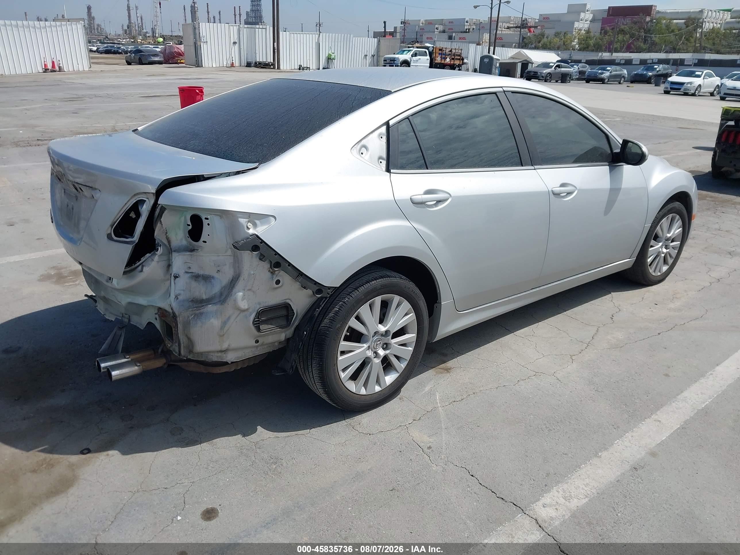 2010 Mazda Mazda6 I Touring Серебряный vin: 1YVHZ8CH1A5M23998