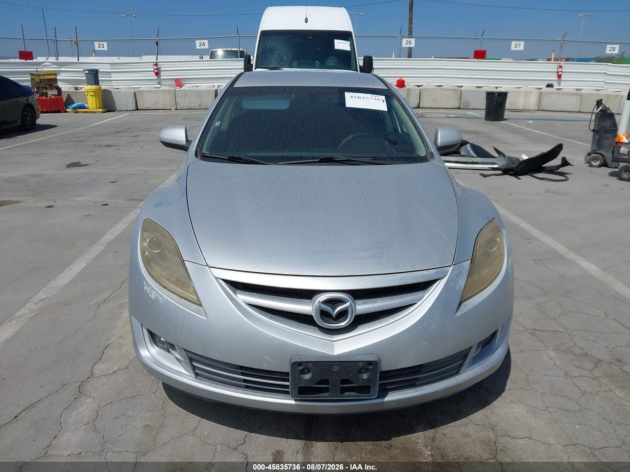2010 Mazda Mazda6 I Touring Серебряный vin: 1YVHZ8CH1A5M23998