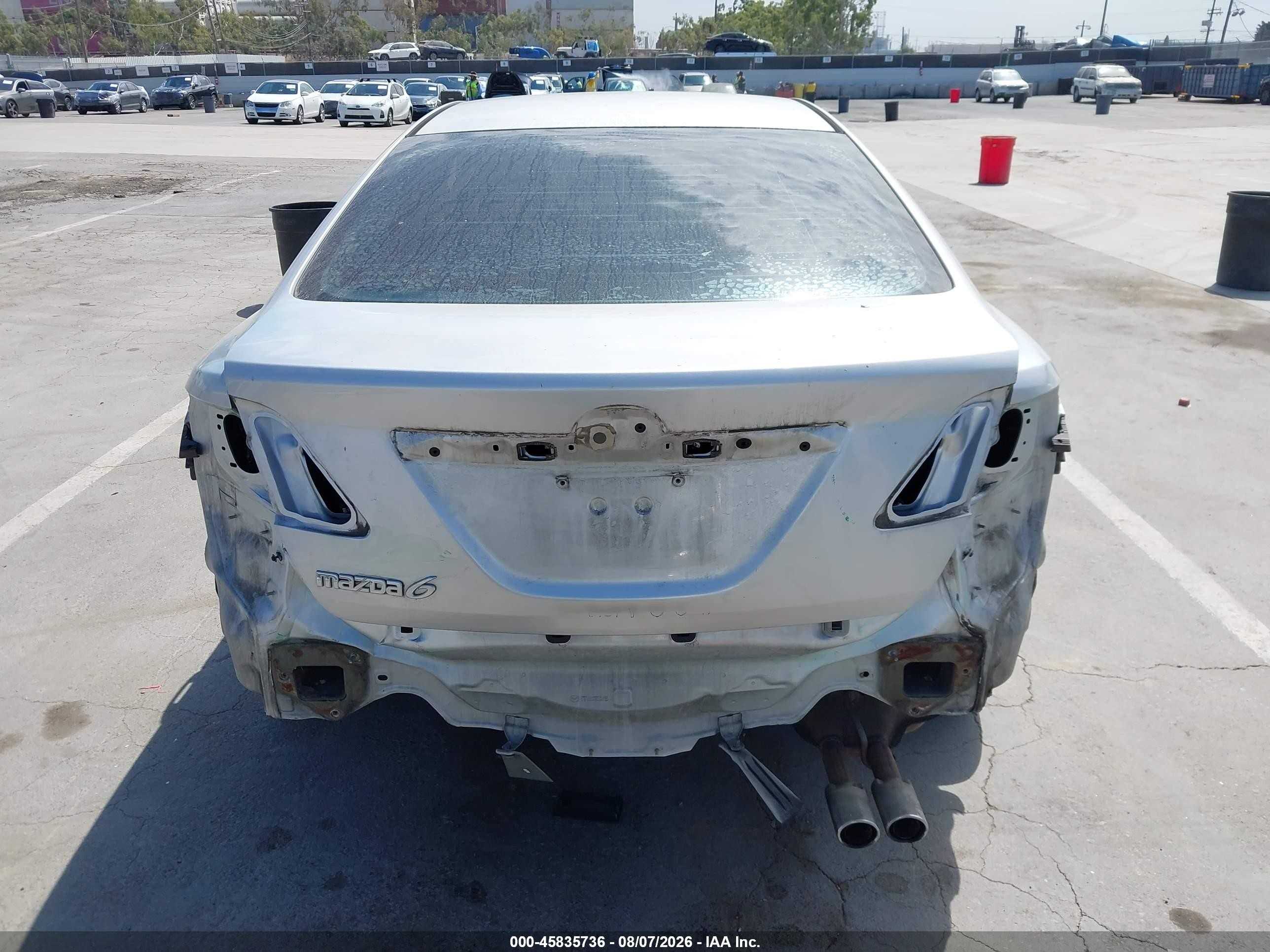 2010 Mazda Mazda6 I Touring Серебряный vin: 1YVHZ8CH1A5M23998