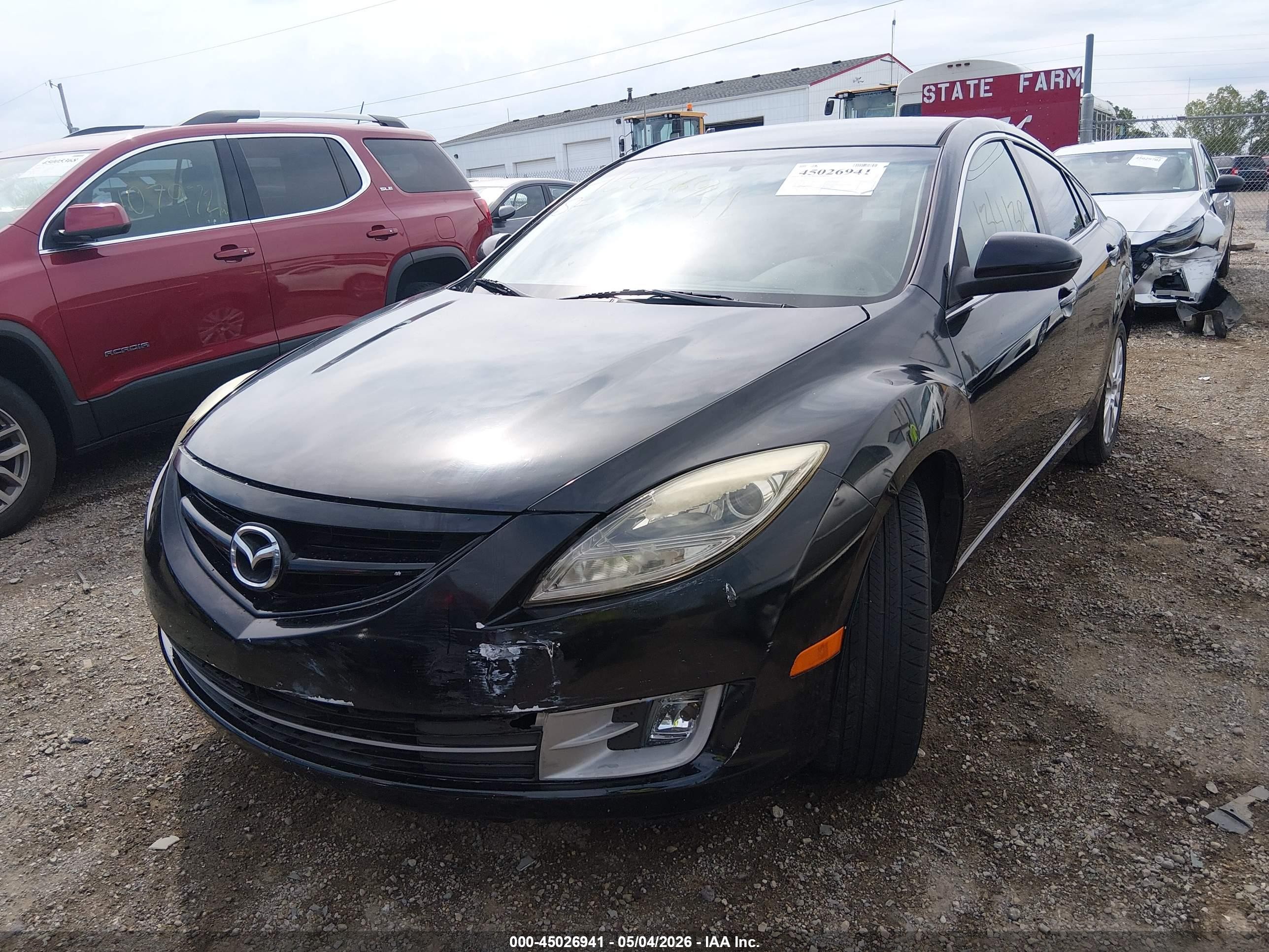 2010 Mazda Mazda6 I Touring Черный vin: 1YVHZ8CH1A5M35942
